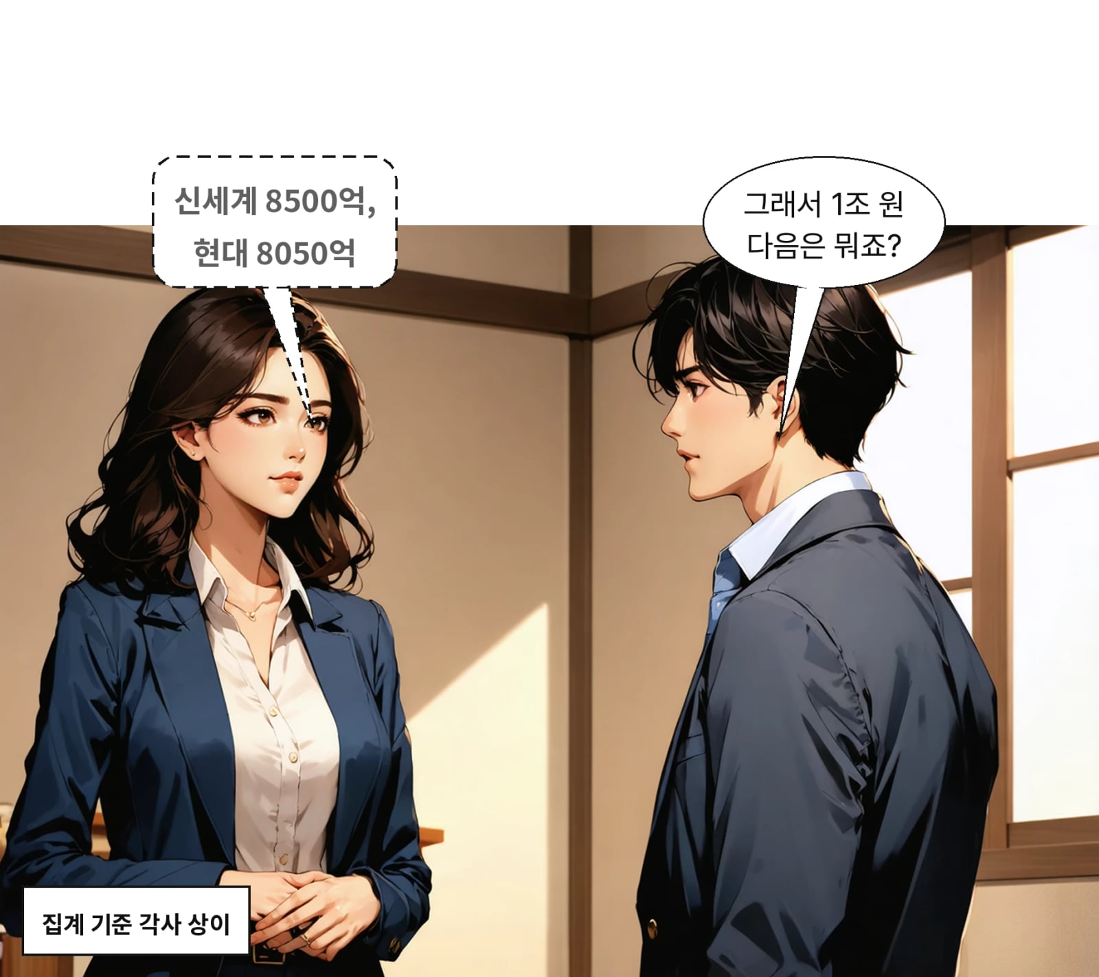 신세계는 1~9월 8500억 원, 현대는 8050억 원을 기록했다