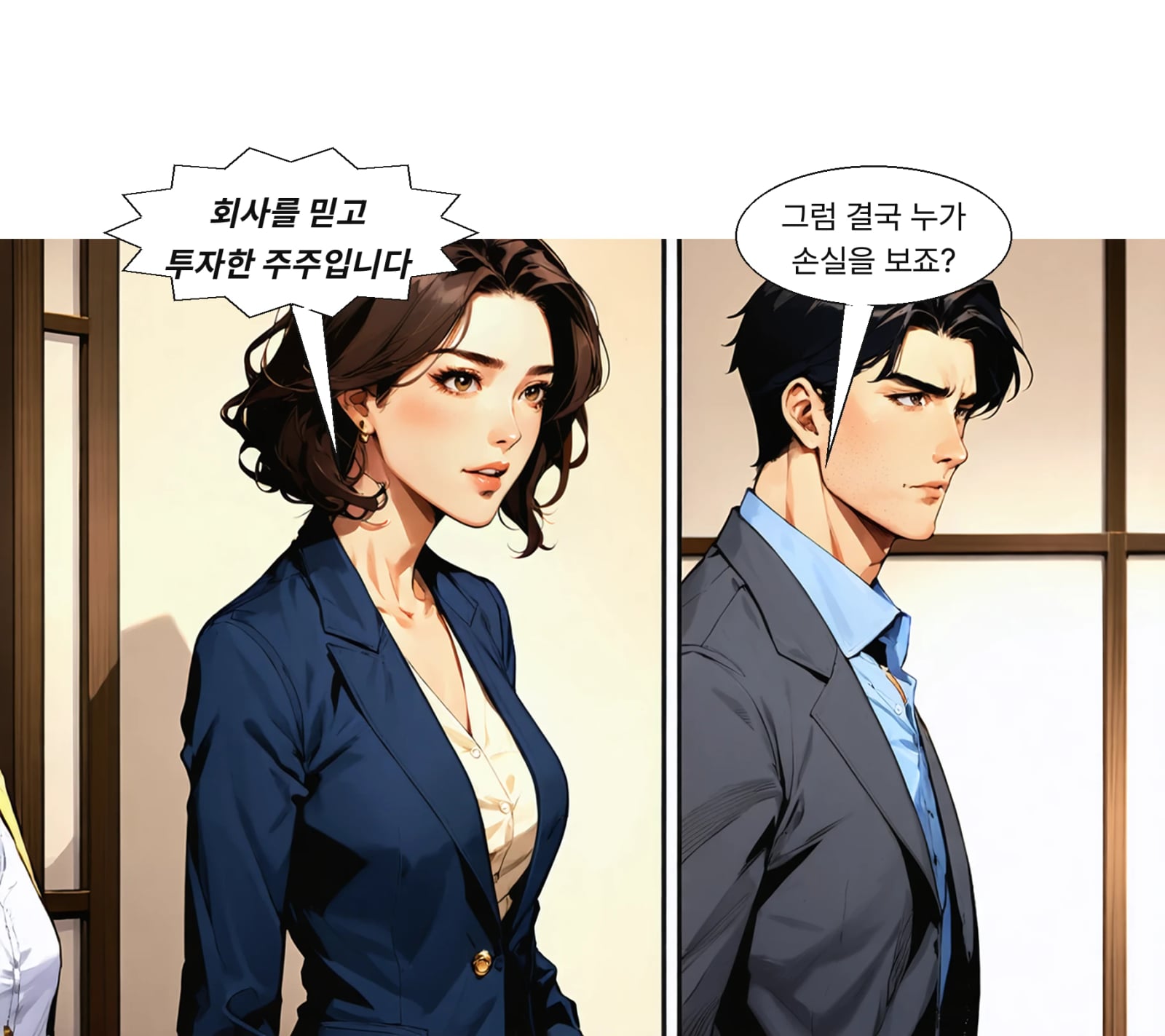 수주 저하와 주가 하락 비용은 주주가 떠안는 구조다