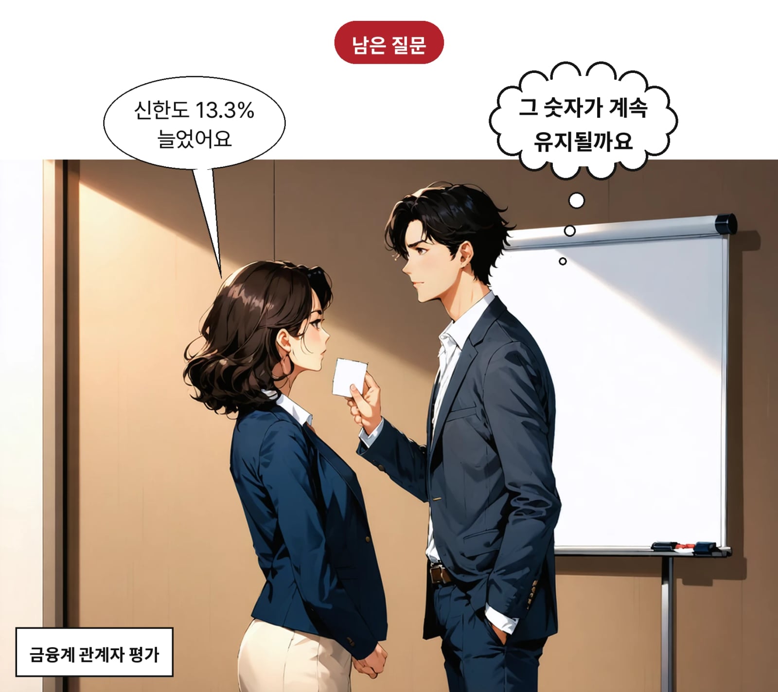 금융계는 해외 대형사와 견줄 수준이라는 평가로 본다