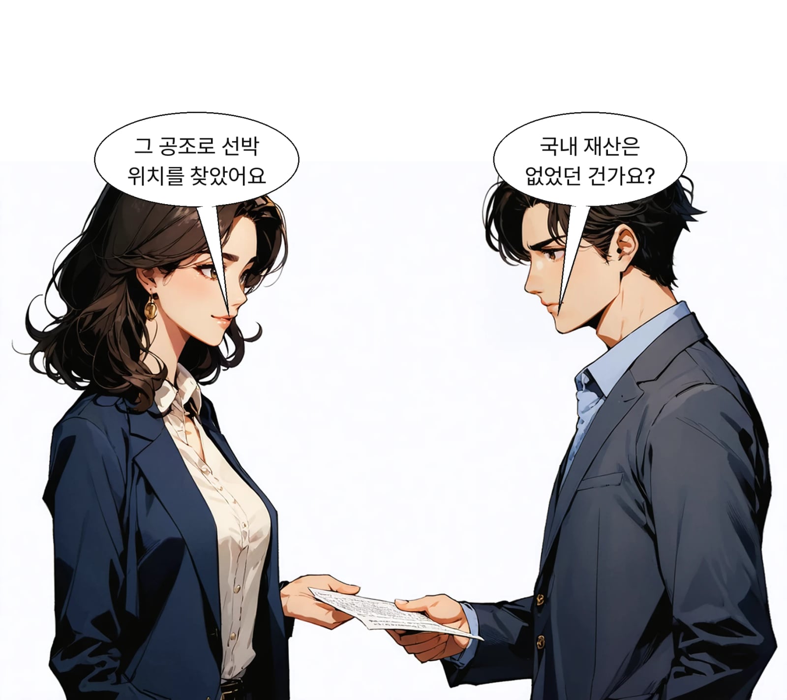 국내 재산이 없어 해외 선박 5척을 담보로 받았다