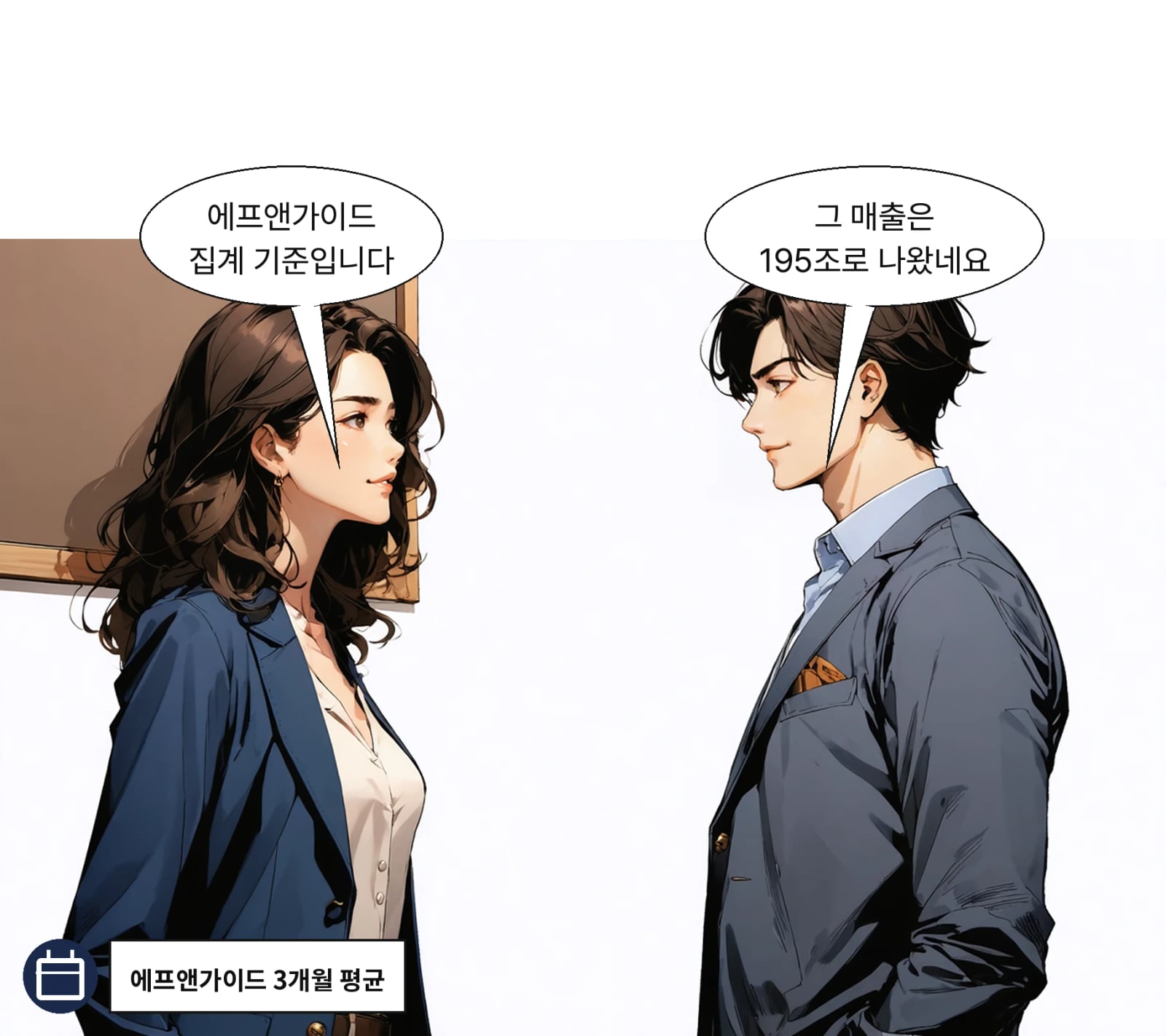 실제 3분기 잠정 매출은 195조 원, 전년 동기 대비 127% 늘었다
