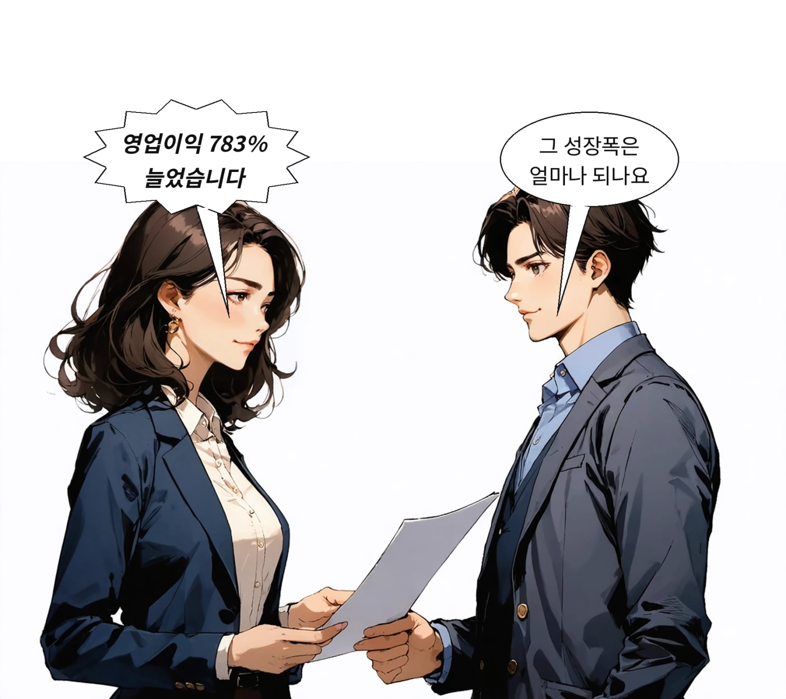 영업이익은 전년 동기 대비 783% 성장했다고 공시에 적혔다