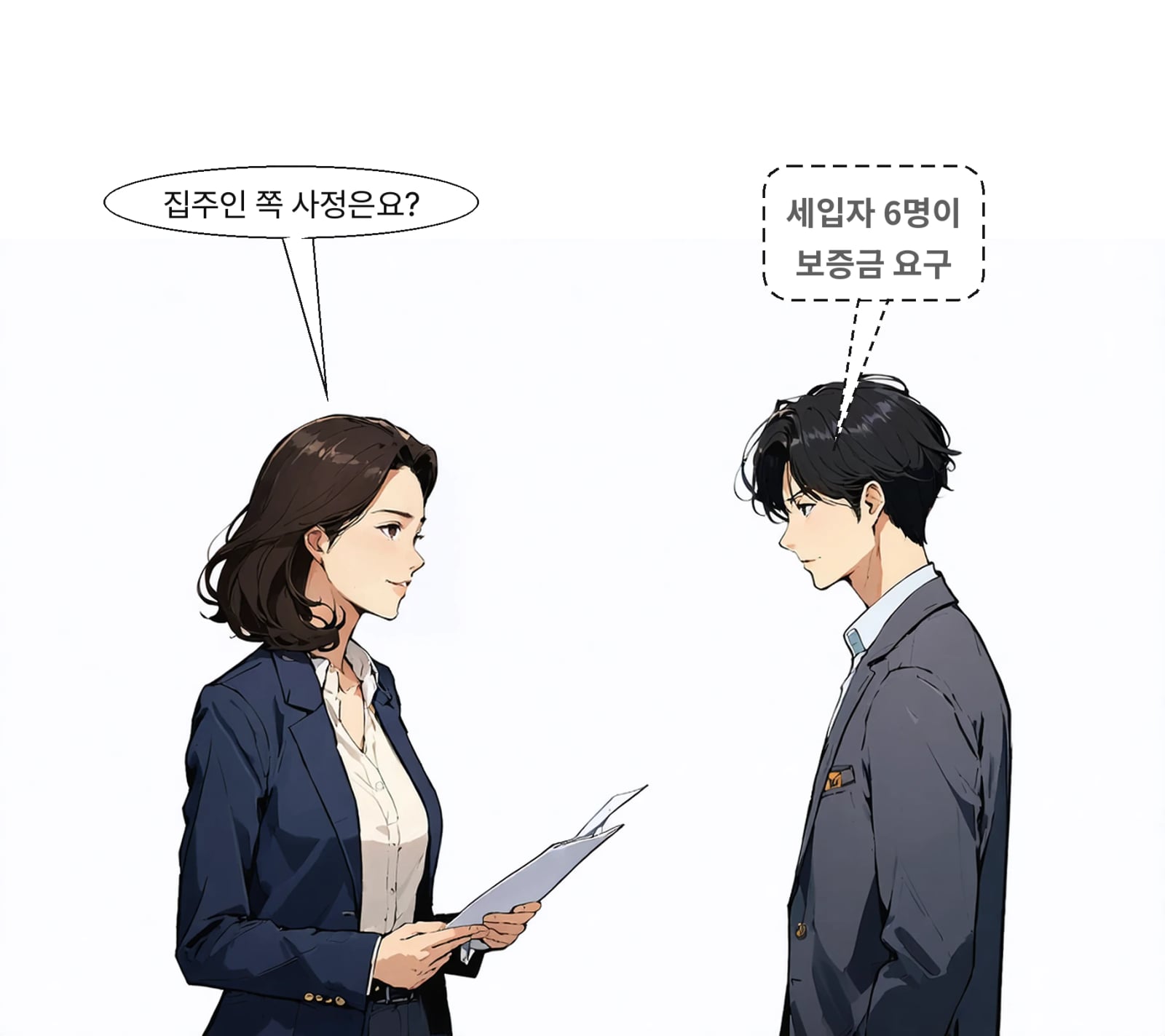 집주인은 다른 부동산 임차인 6명의 보증금 반환 요구를 사유로 들었다