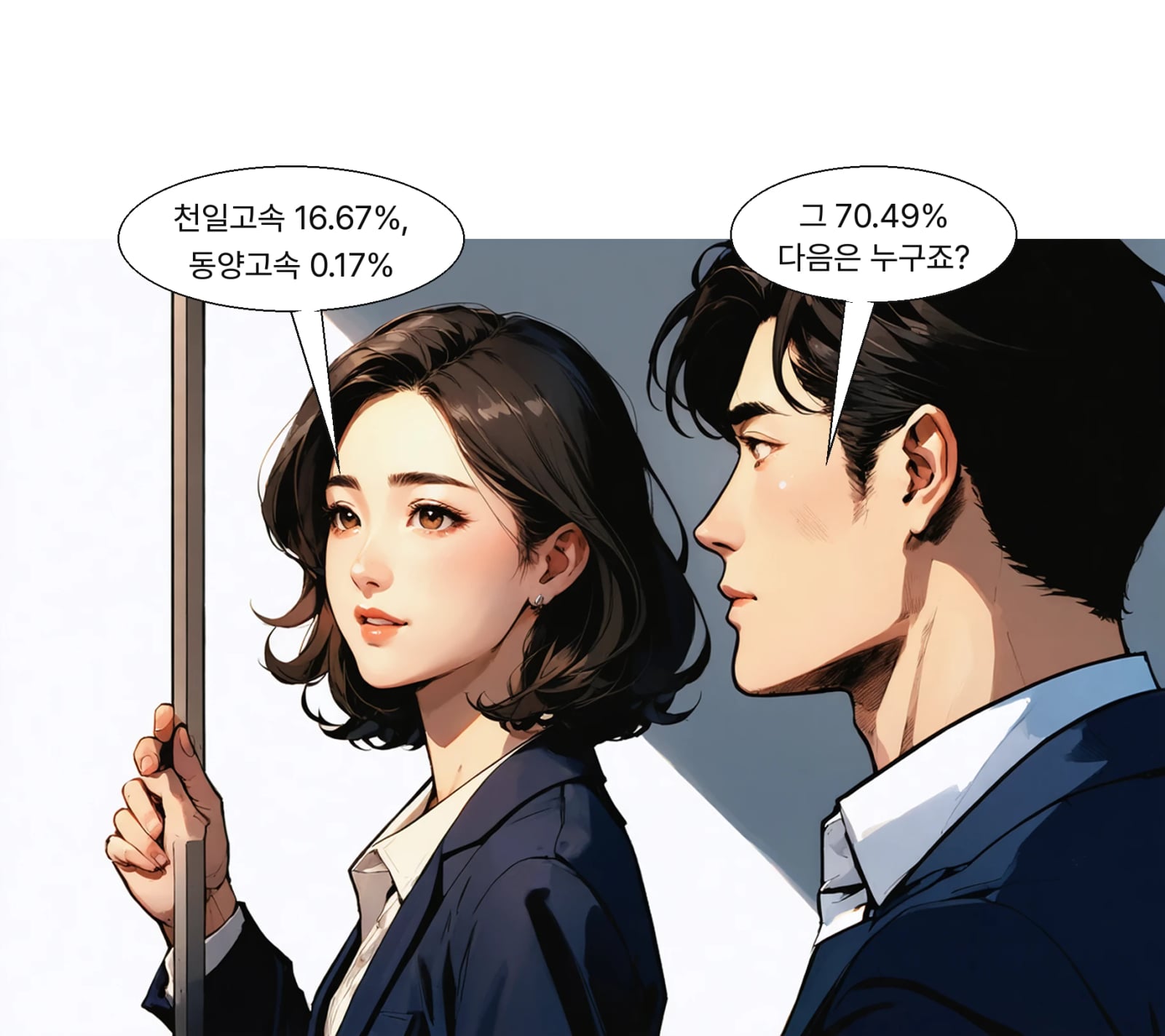 천일고속 16.67%, 동양고속 0.17%로 지분 차가 크다