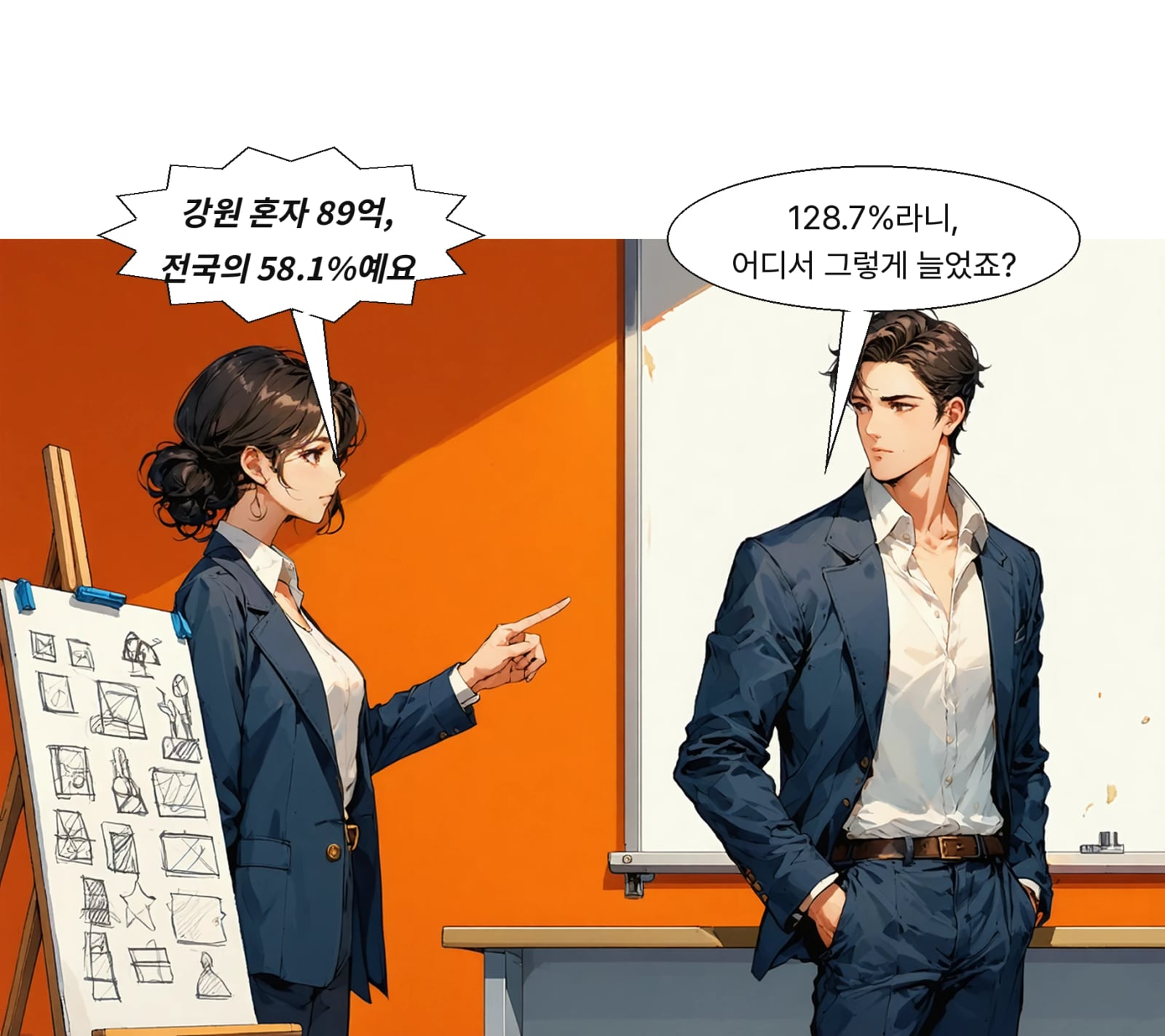 강원 피해액 89억 4780만 원은 전국의 58.1%를 차지했다