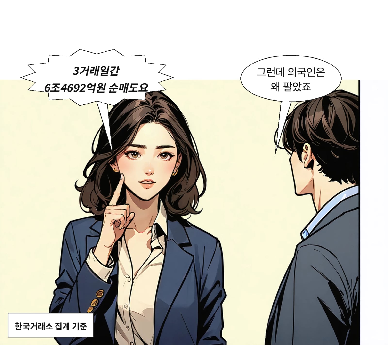 외국인은 3거래일간 유가증권시장서 6조4692억원 순매도했다