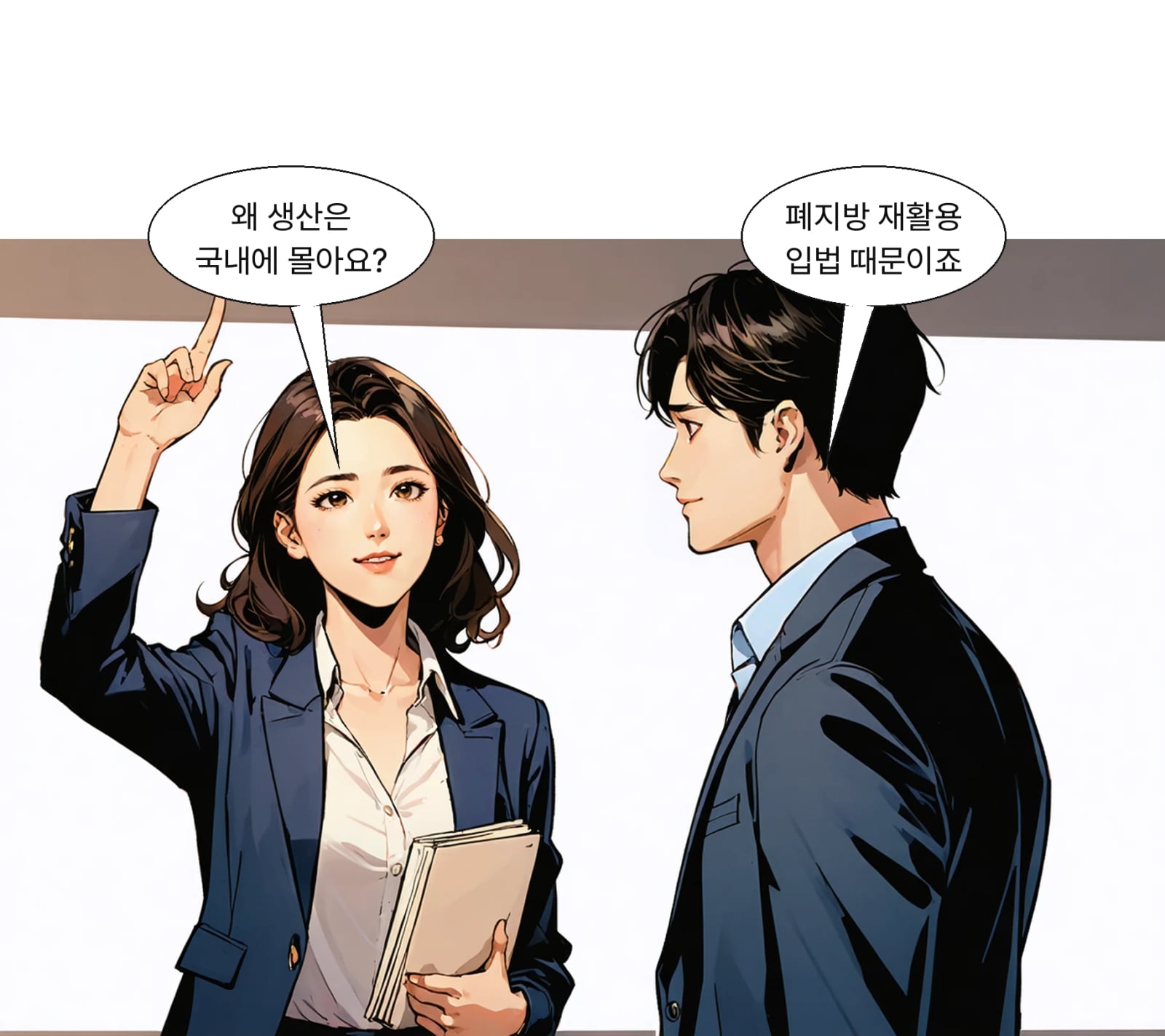 국내 폐지방 재활용 입법을 계기로 생산을 국내에 집중했다