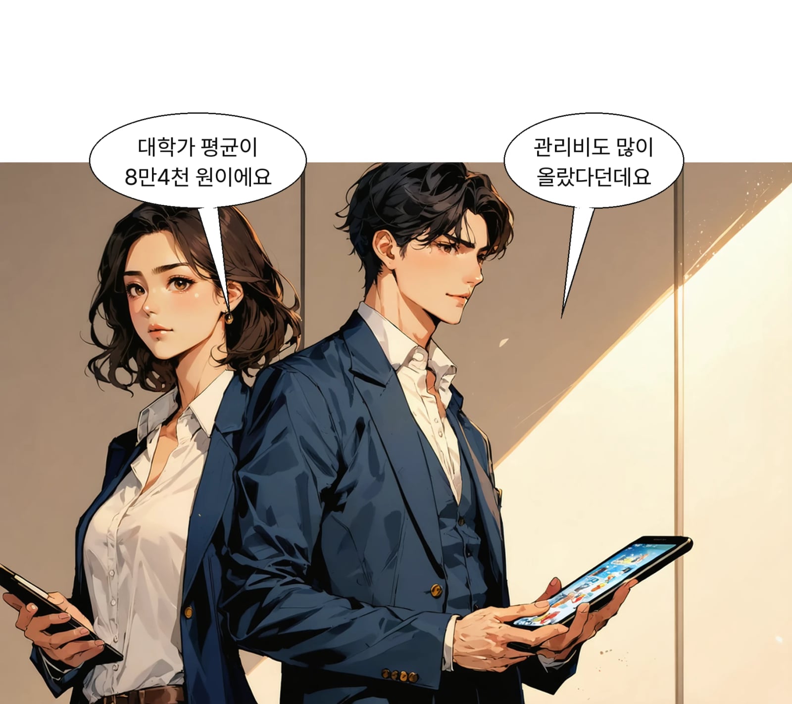 대학가 원룸 평균 관리비는 7만5천 원에서 8만4천 원이 됐다