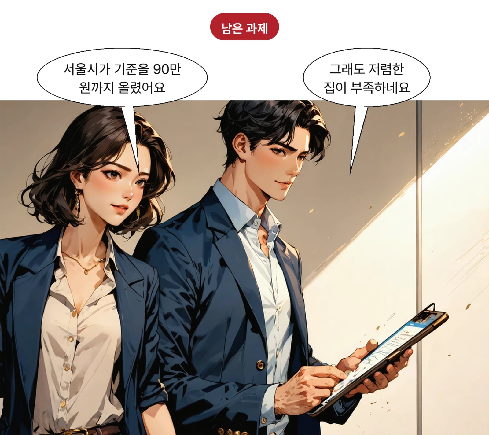 서울시는 지원 기준을 90만 원으로 올렸지만 저렴한 주택은 줄고 있다