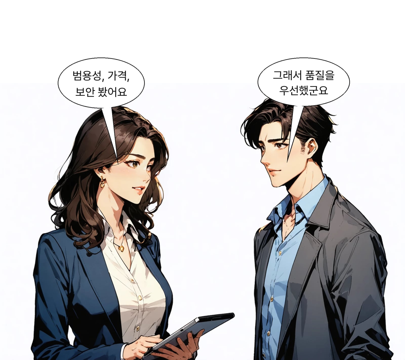 범용성, 기술·가격 적정성, 보안을 평가했다
