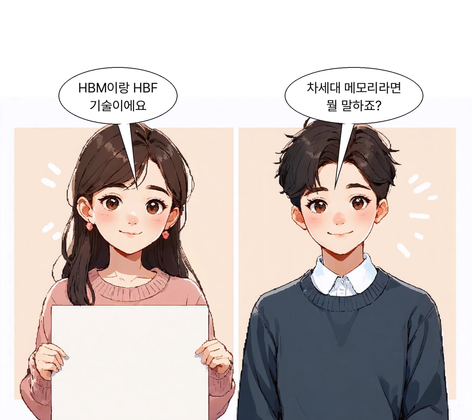 삼성전자는 HBM, SK하이닉스는 HBM4E와 HBF를 선보인다