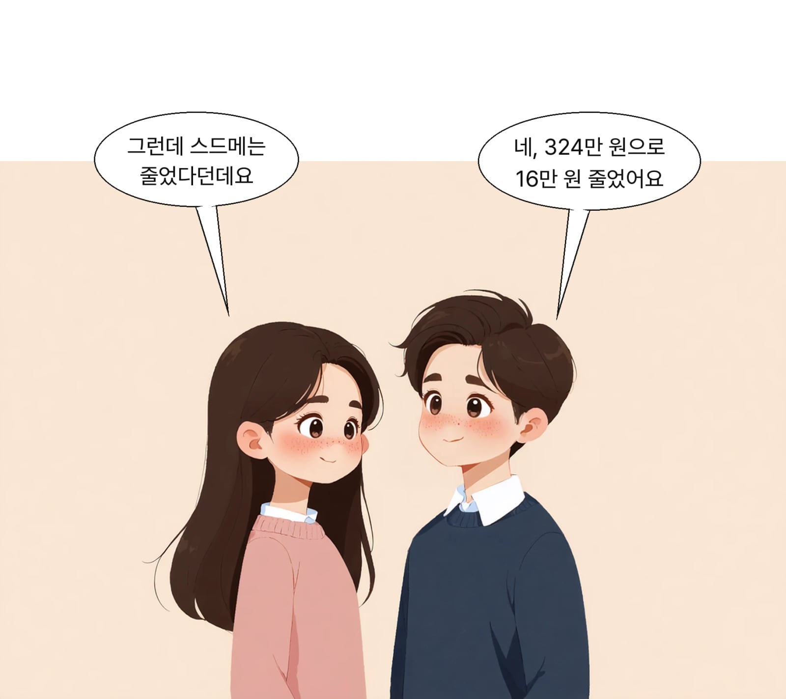 스드메 평균 계약금액은 324만 원으로 16만 원 줄었다