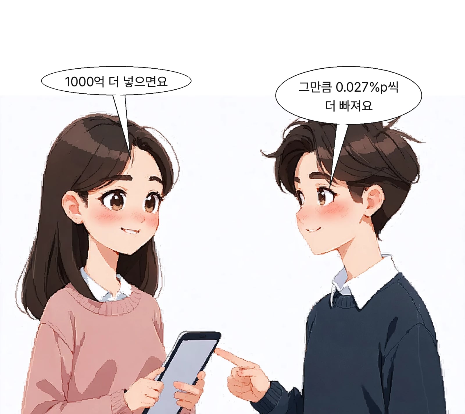1000억 원 추가 투입마다 CET1이 약 0.027%p 추가 하락한다