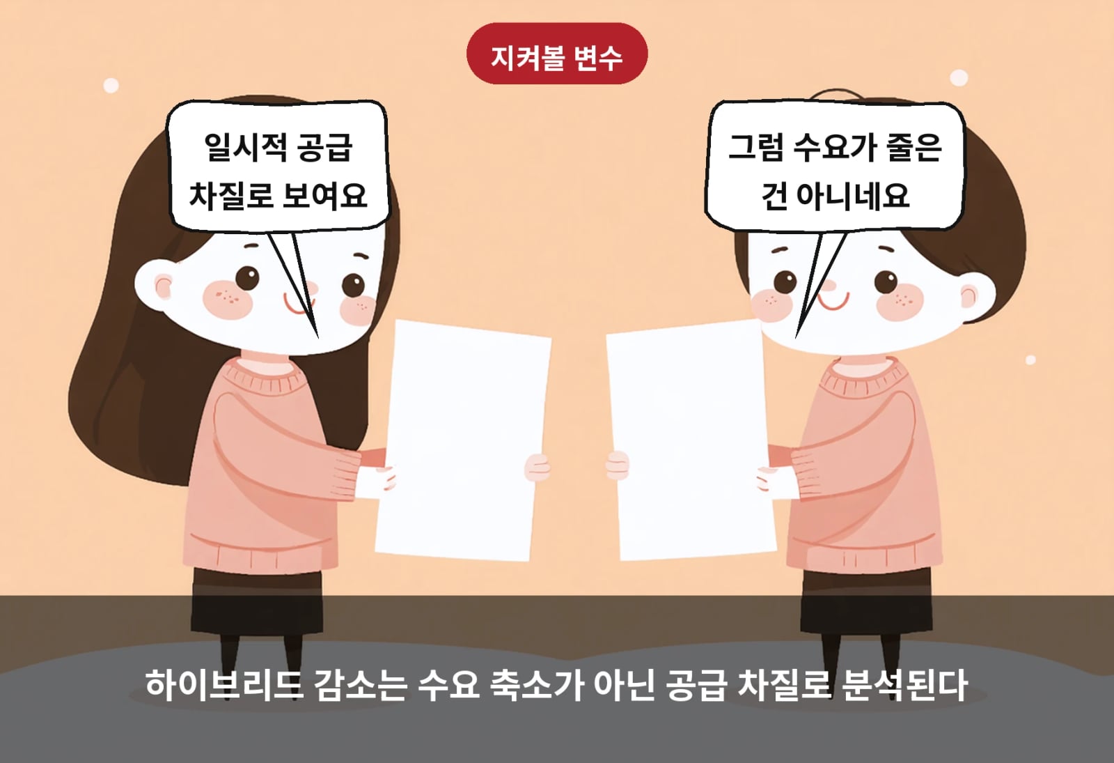 하이브리드 감소는 수요 축소가 아닌 공급 차질로 분석된다