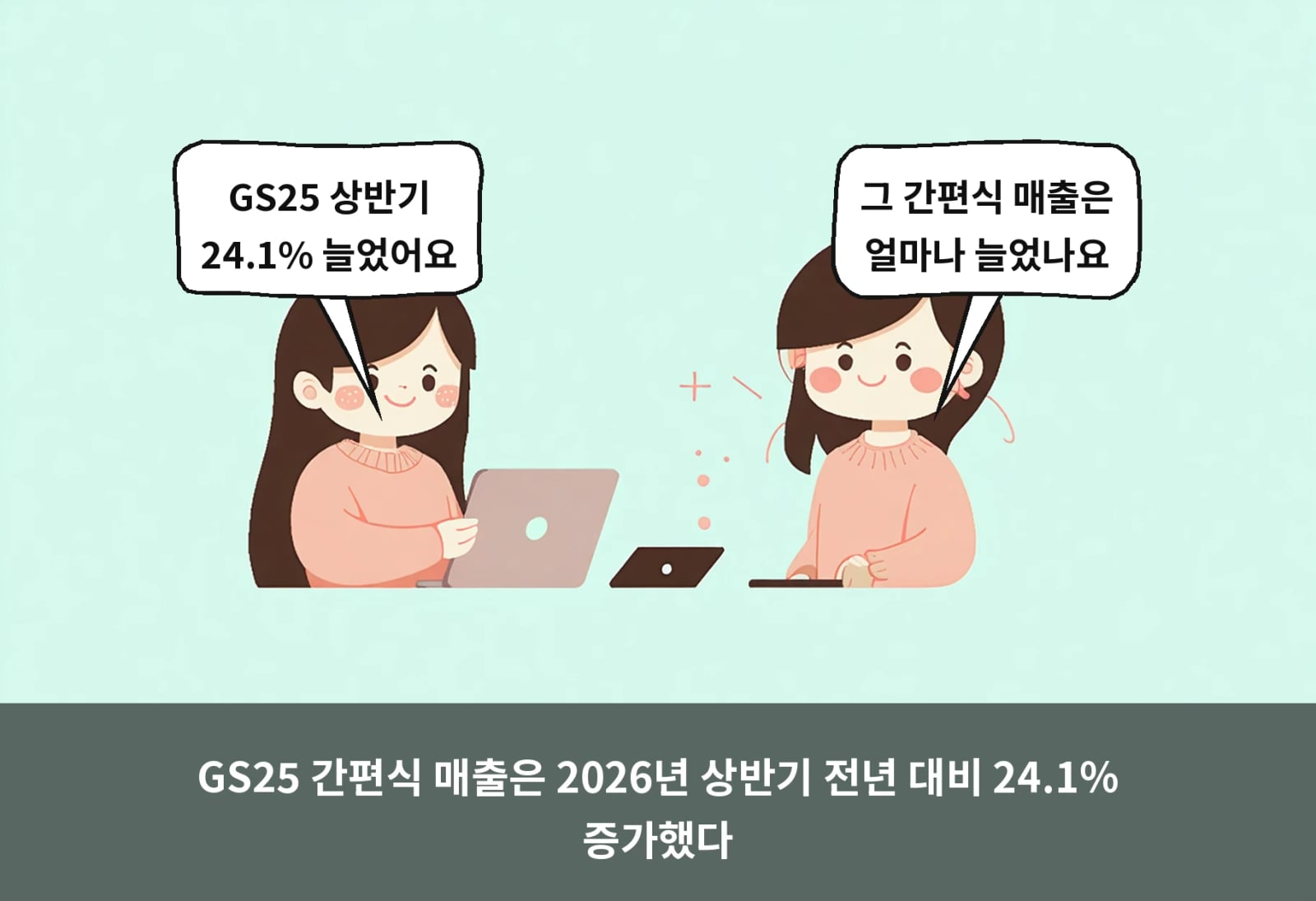 GS25 간편식 매출은 2026년 상반기 전년 대비 24.1% 증가했다