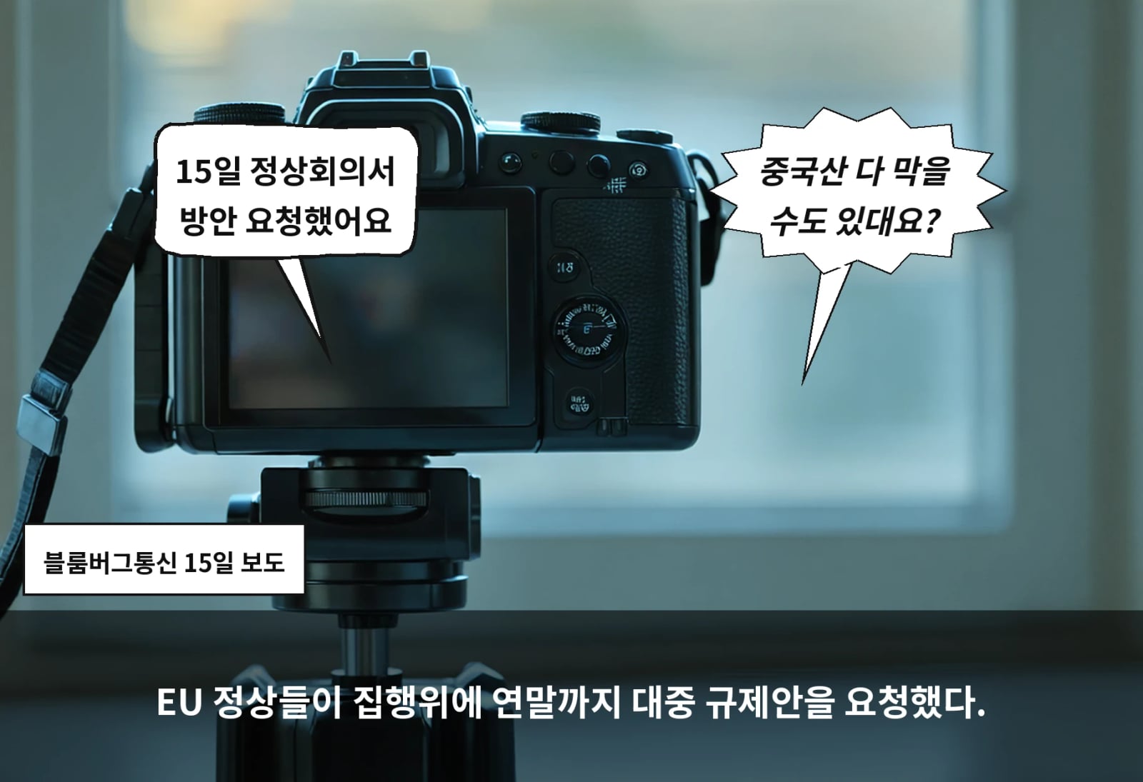EU 정상들이 집행위에 연말까지 대중 규제안을 요청했다.