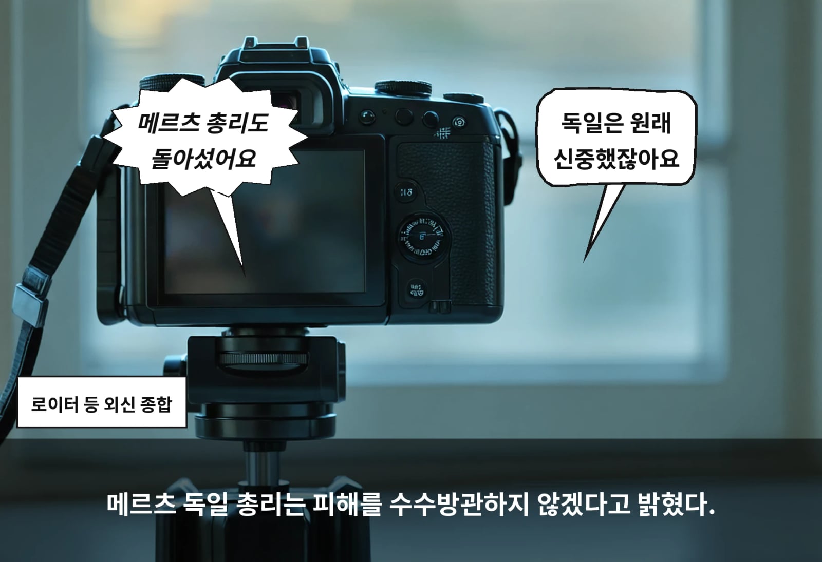 메르츠 독일 총리는 피해를 수수방관하지 않겠다고 밝혔다.