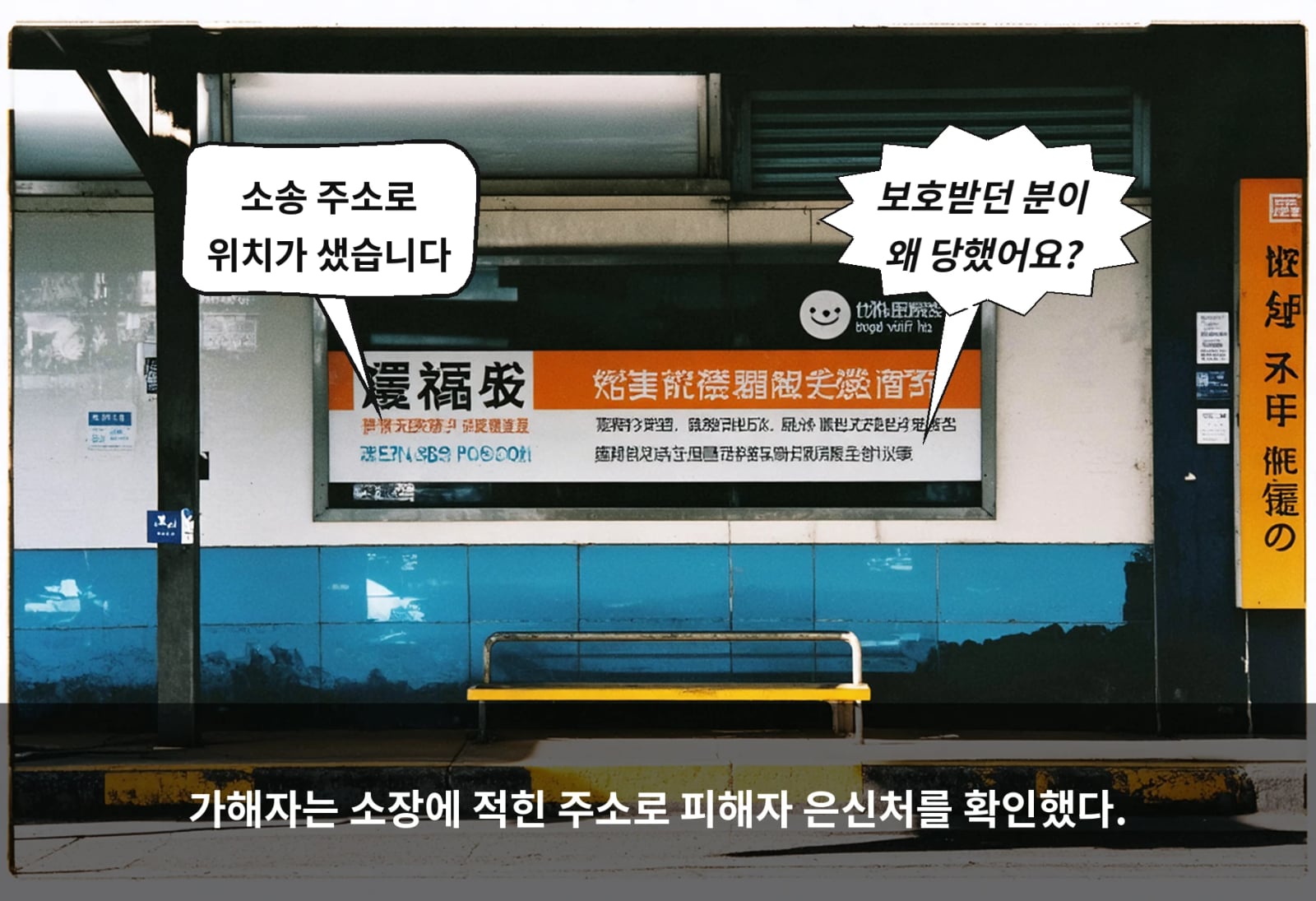 가해자는 소장에 적힌 주소로 피해자 은신처를 확인했다.