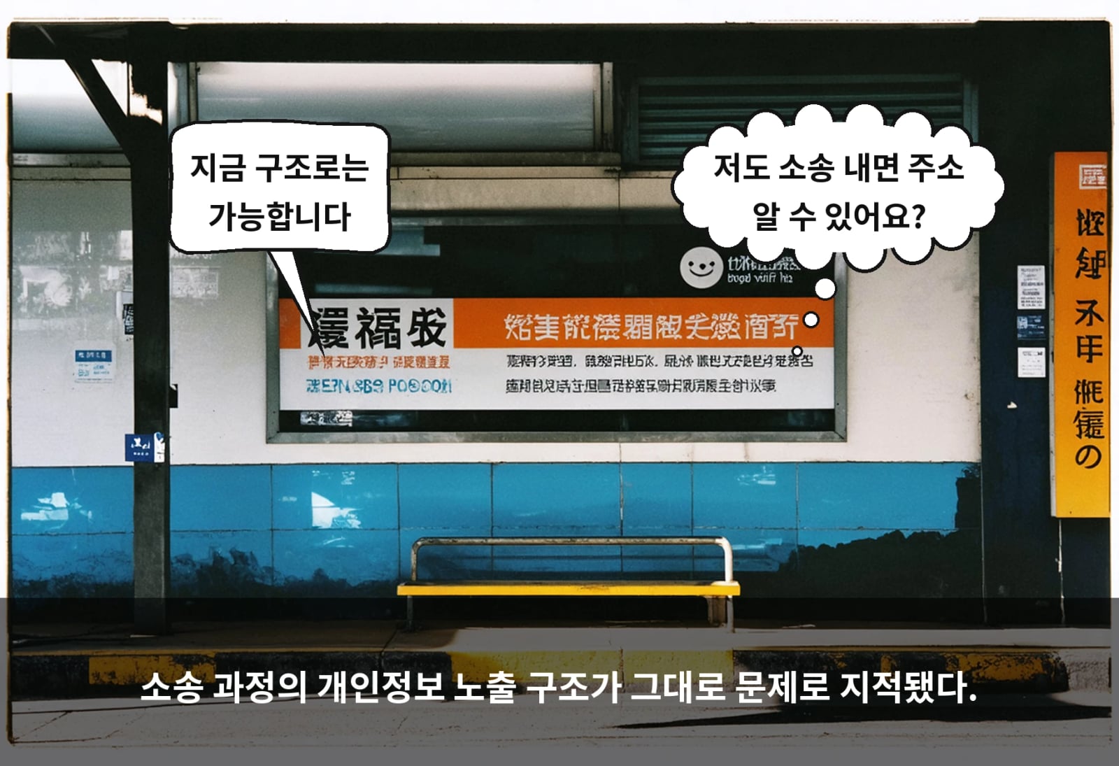소송 과정의 개인정보 노출 구조가 그대로 문제로 지적됐다.