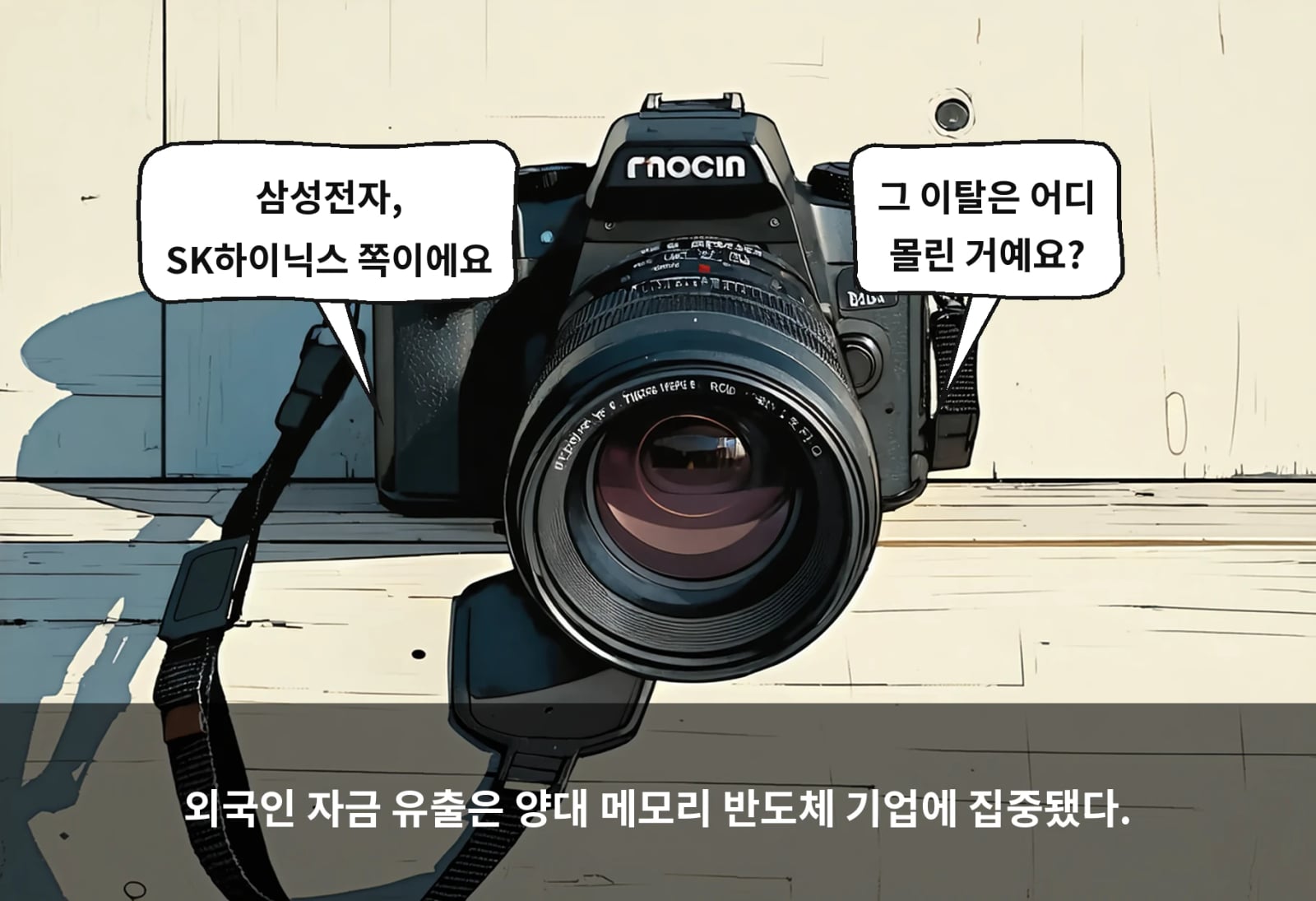 외국인 자금 유출은 양대 메모리 반도체 기업에 집중됐다.
