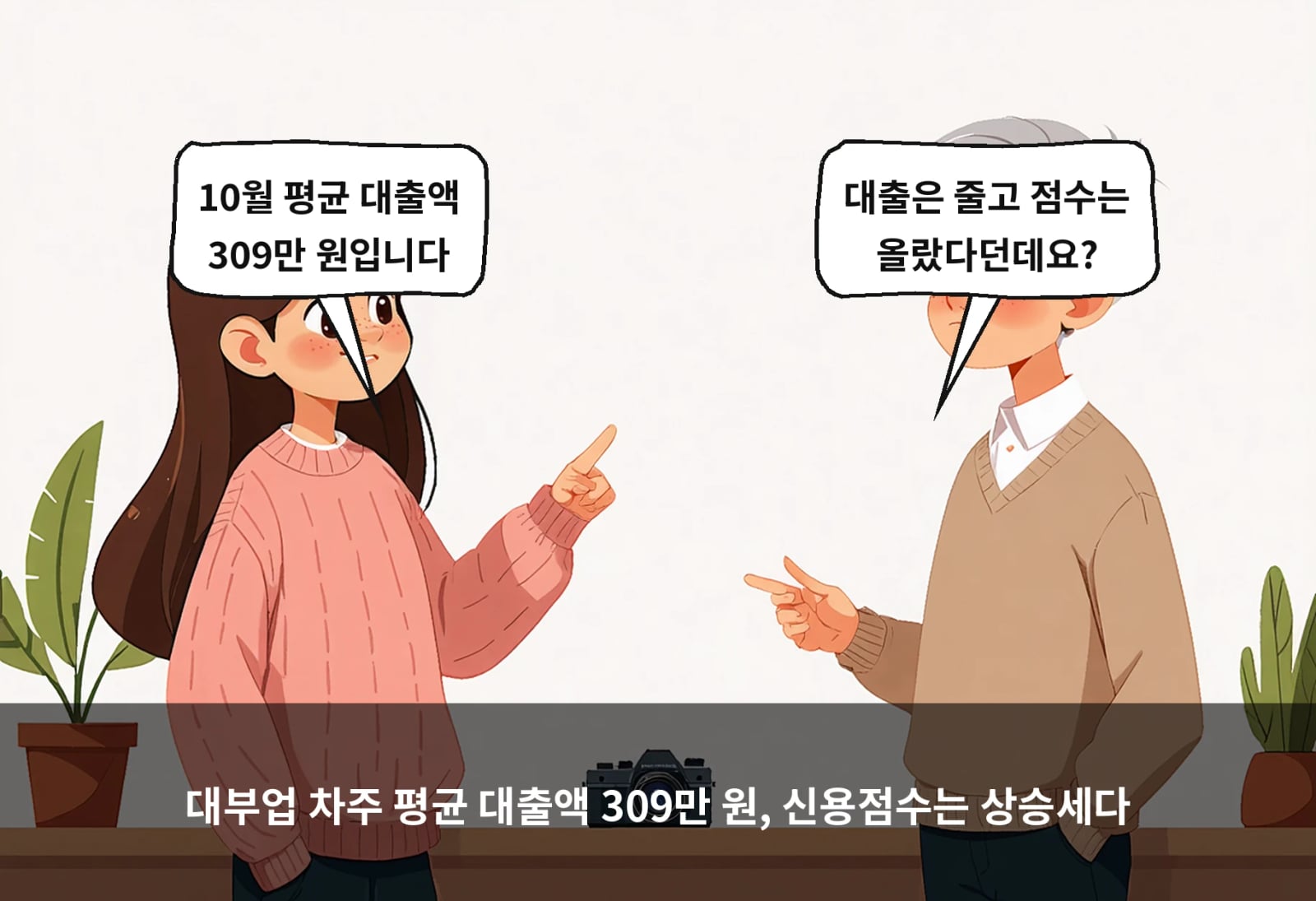 대부업 차주 평균 대출액 309만 원, 신용점수는 상승세다