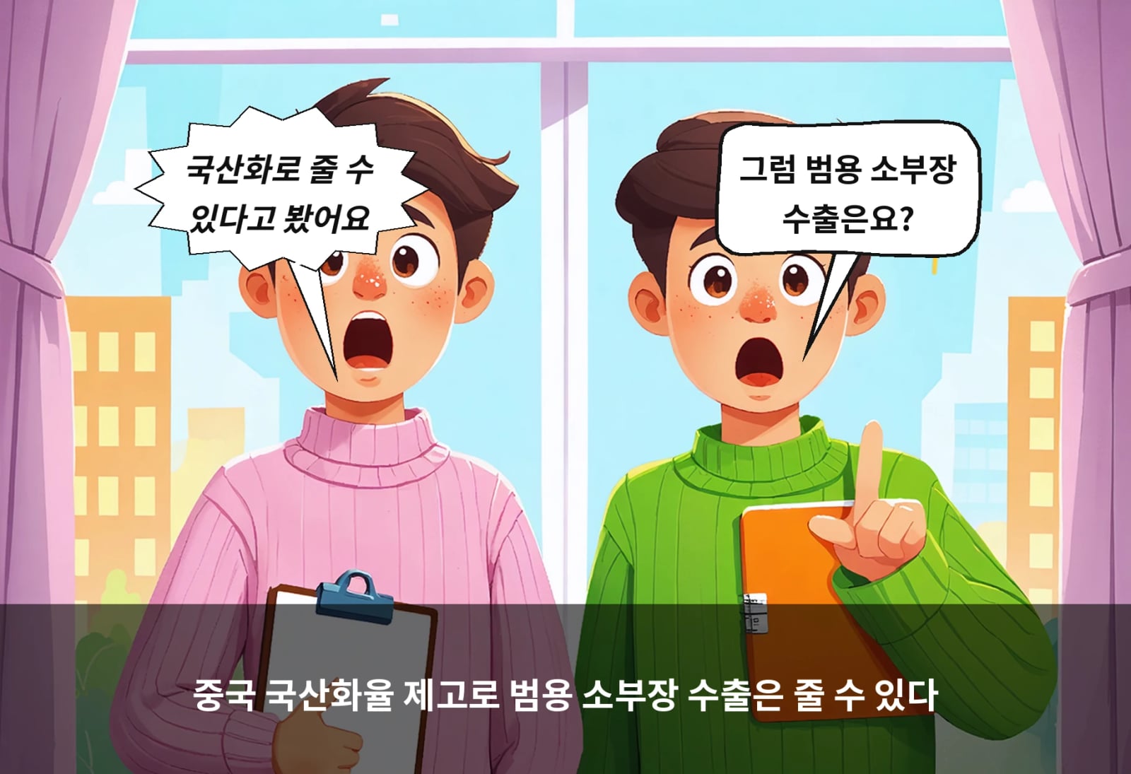 중국 국산화율 제고로 범용 소부장 수출은 줄 수 있다