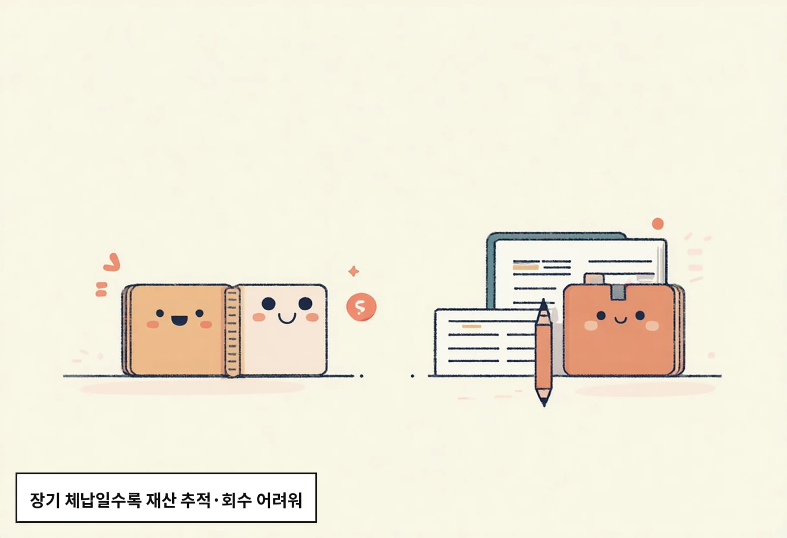 장기 체납일수록 재산 추적·회수 어려워