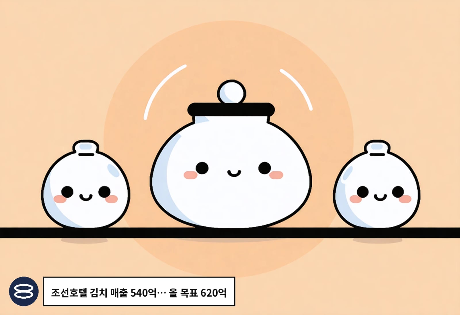 조선호텔 김치 매출 540억… 올 목표 620억