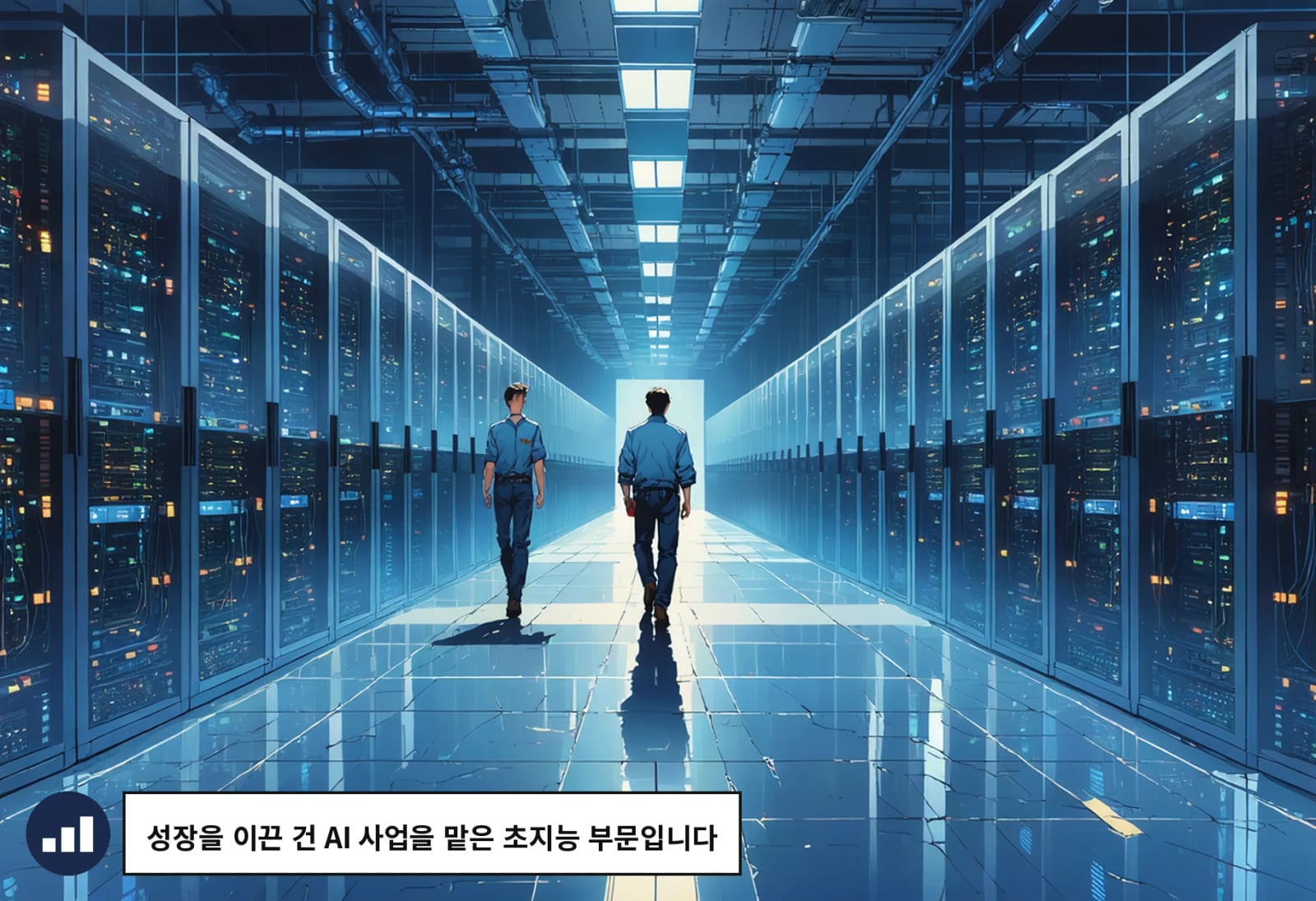 성장을 이끈 건 AI 사업을 맡은 초지능 부문입니다