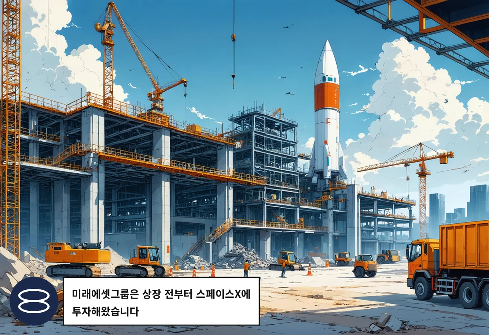 미래에셋그룹은 상장 전부터 스페이스X에 투자해왔습니다