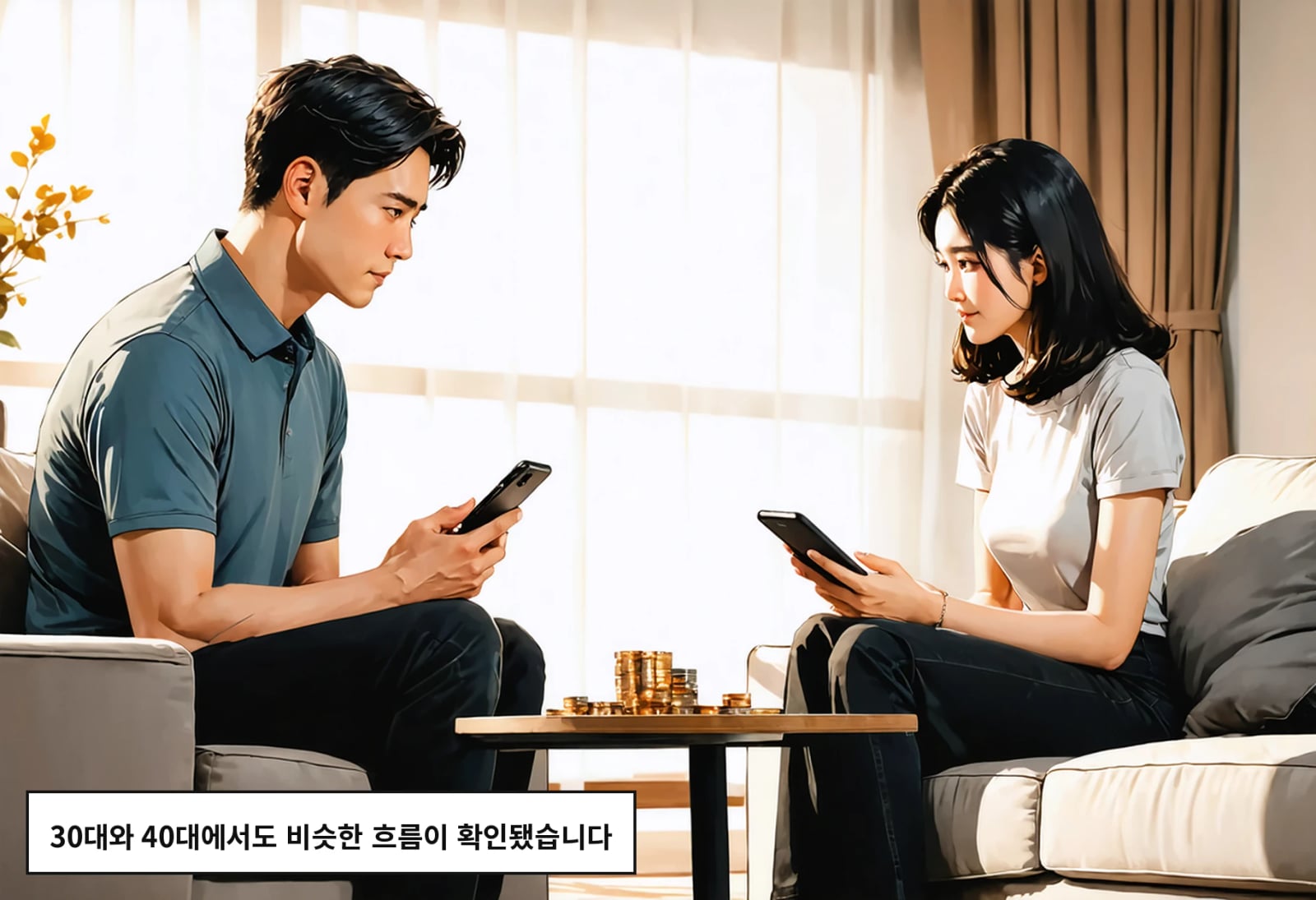 30대와 40대에서도 비슷한 흐름이 확인됐습니다