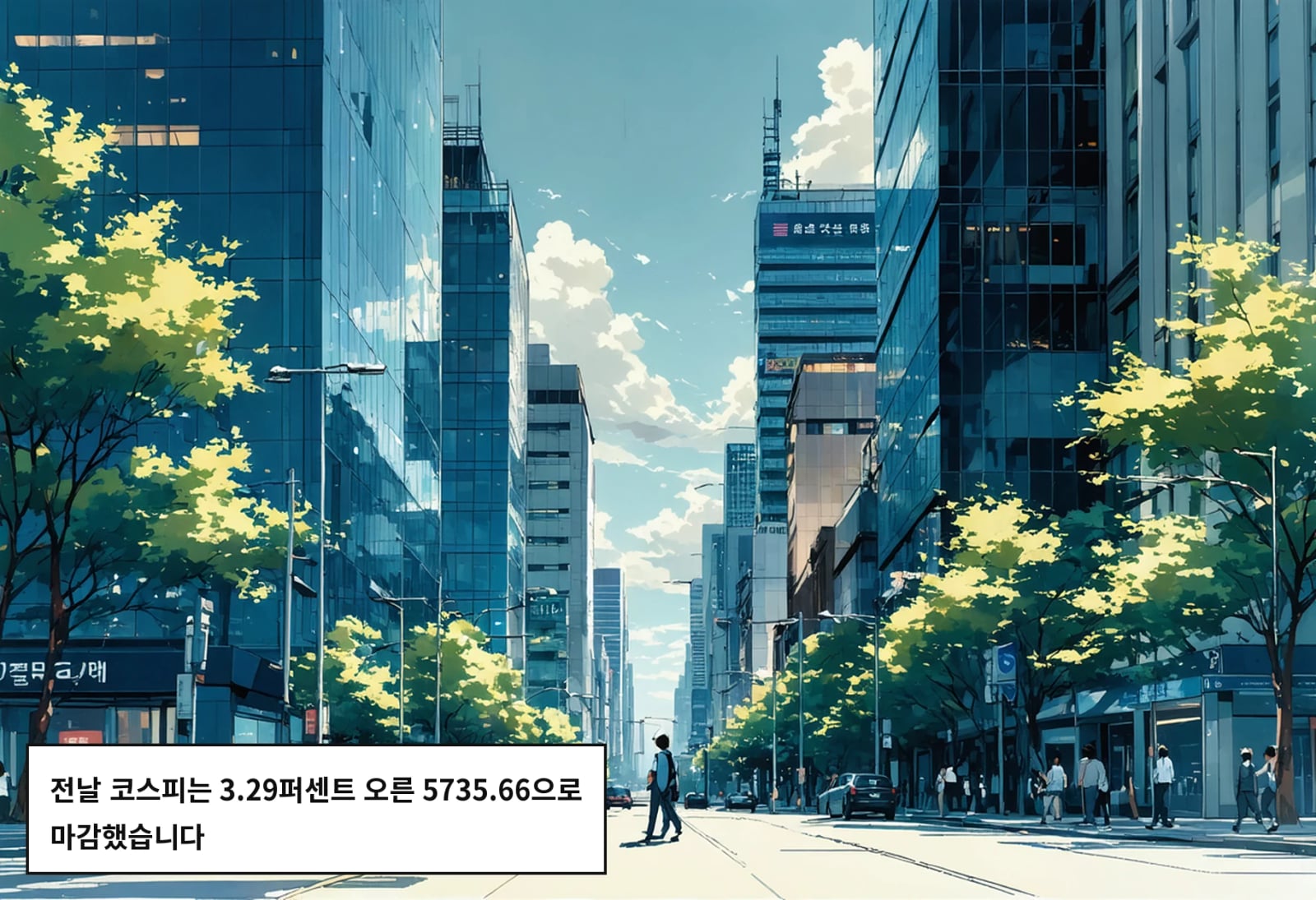 전날 코스피는 3.29퍼센트 오른 5735.66으로 마감했습니다