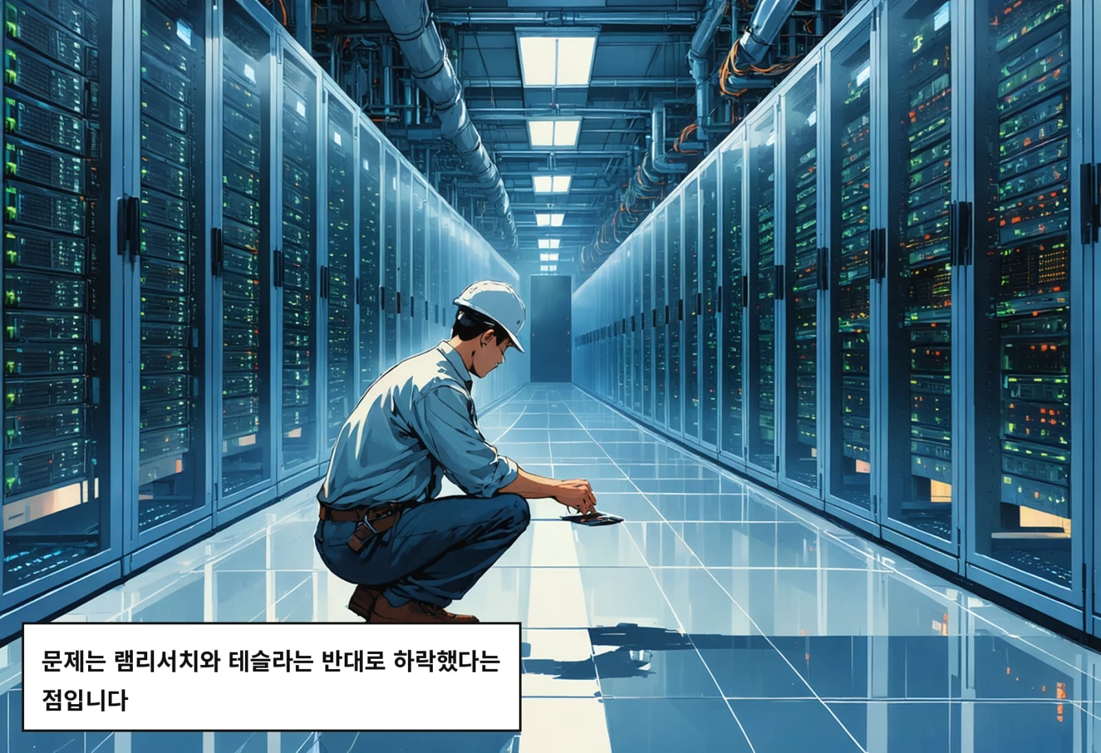 문제는 램리서치와 테슬라는 반대로 하락했다는 점입니다