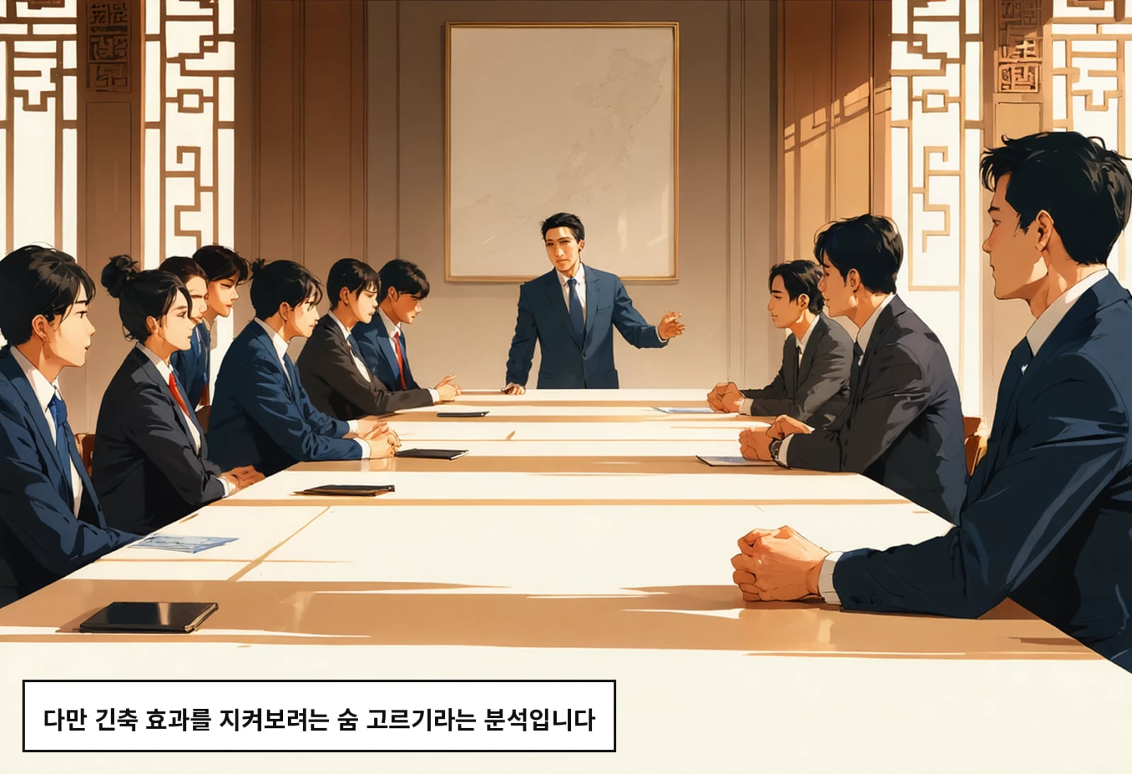 다만 긴축 효과를 지켜보려는 숨 고르기라는 분석입니다