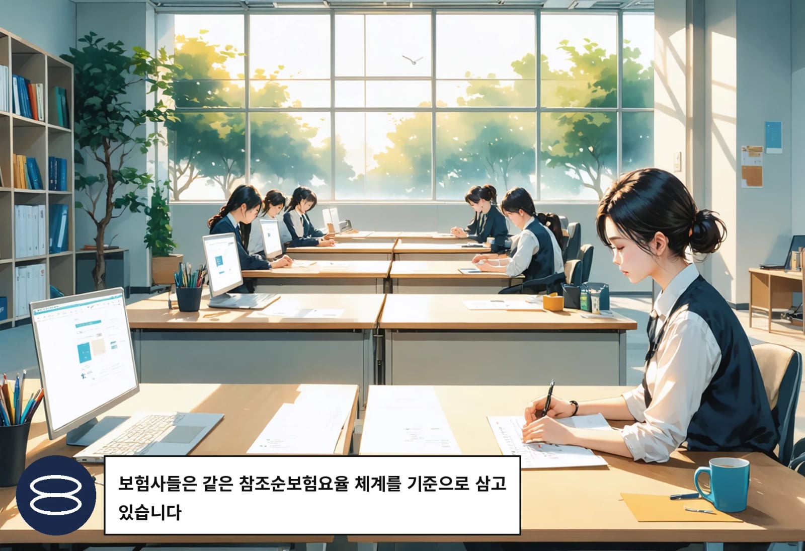 보험사들은 같은 참조순보험요율 체계를 기준으로 삼고 있습니다