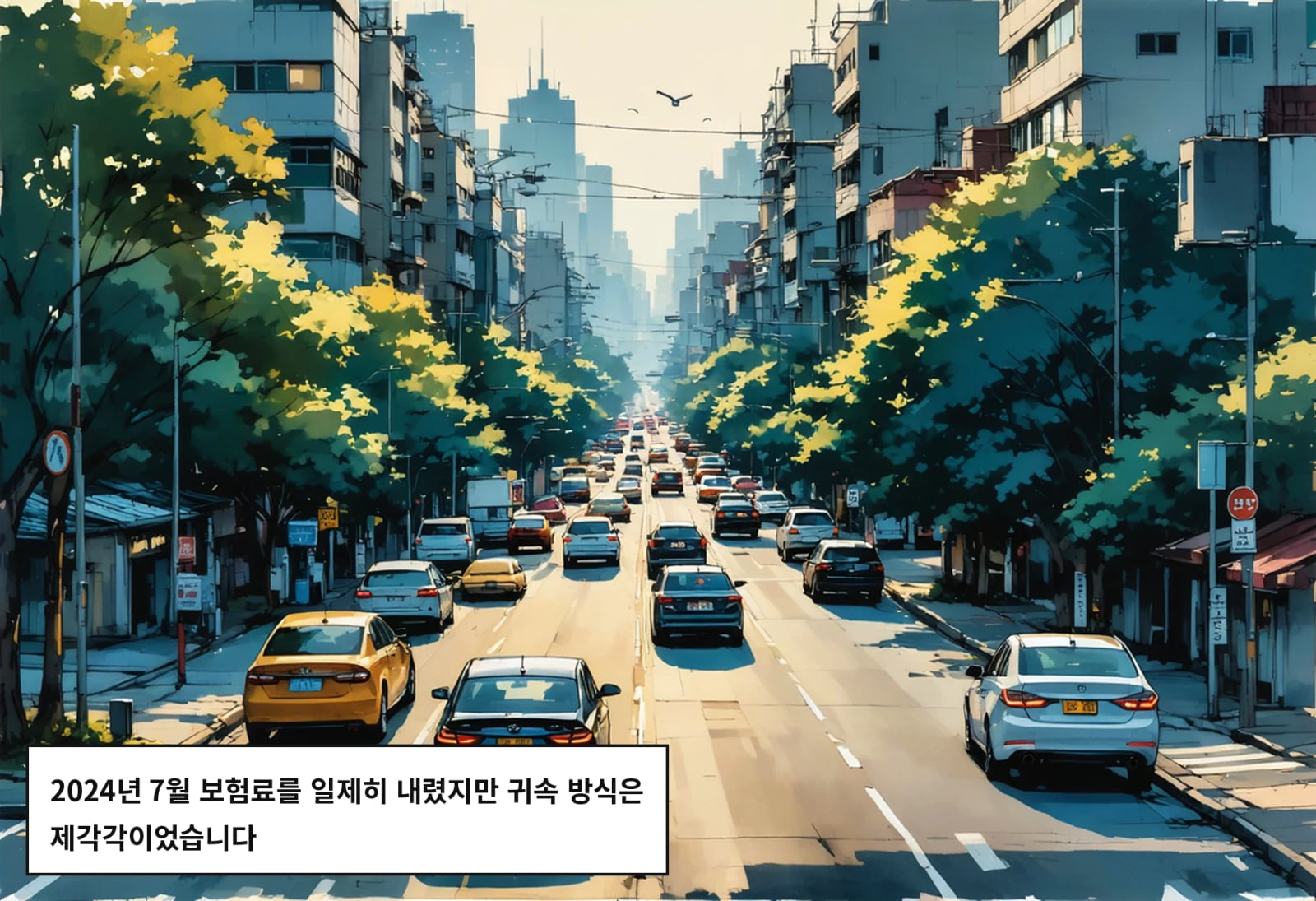 2024년 7월 보험료를 일제히 내렸지만 귀속 방식은 제각각이었습니다