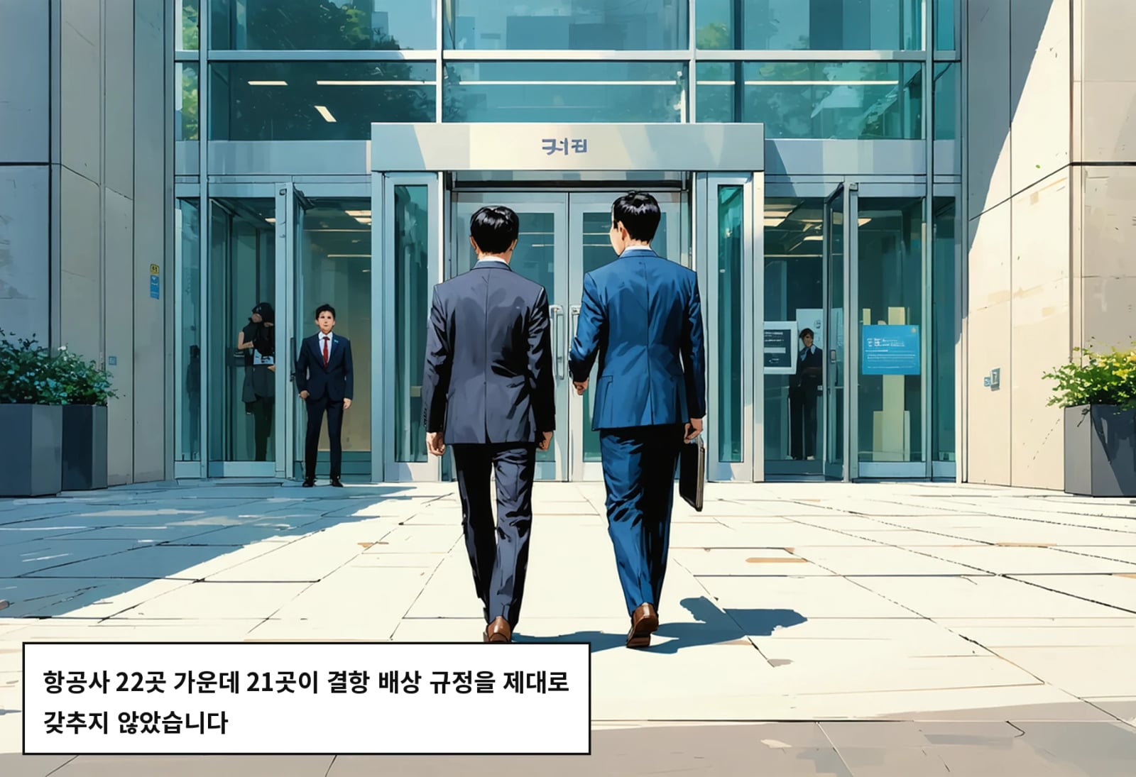 항공사 22곳 가운데 21곳이 결항 배상 규정을 제대로 갖추지 않았습니다