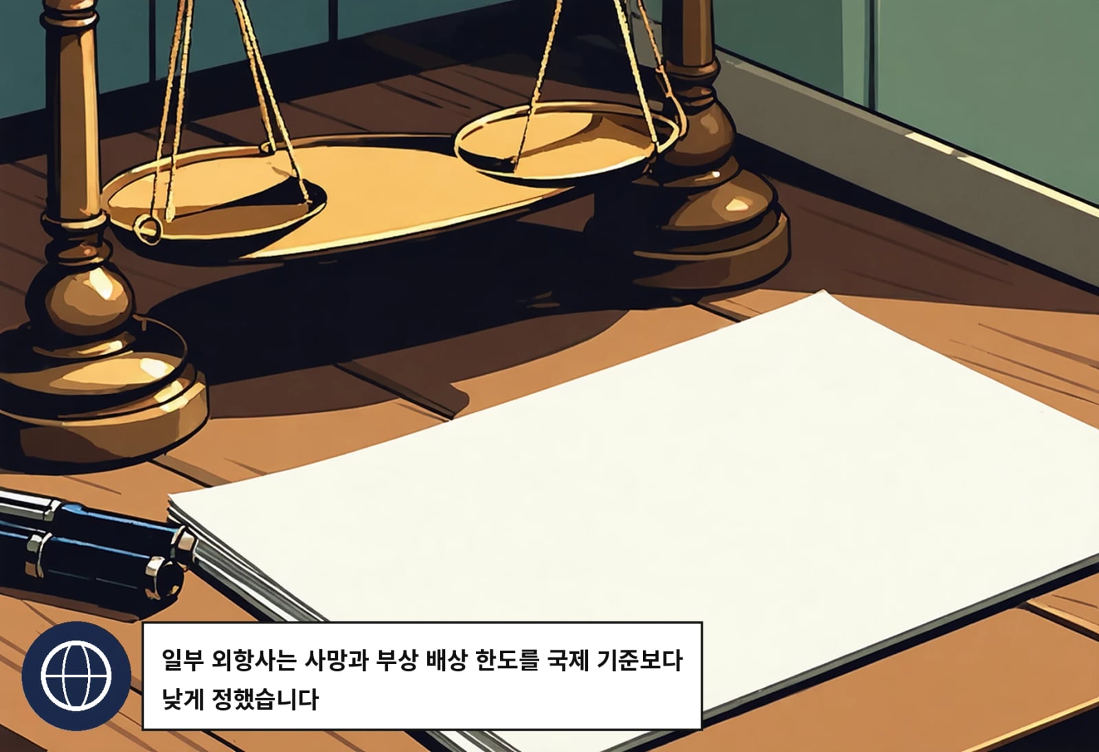 일부 외항사는 사망과 부상 배상 한도를 국제 기준보다 낮게 정했습니다