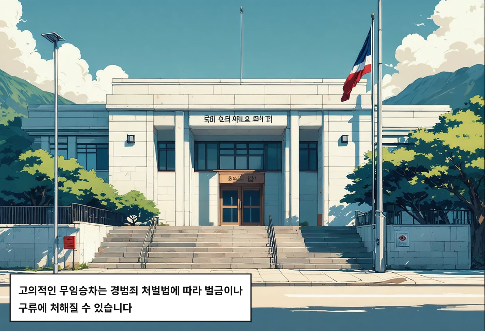 고의적인 무임승차는 경범죄 처벌법에 따라 벌금이나 구류에 처해질 수 있습니다