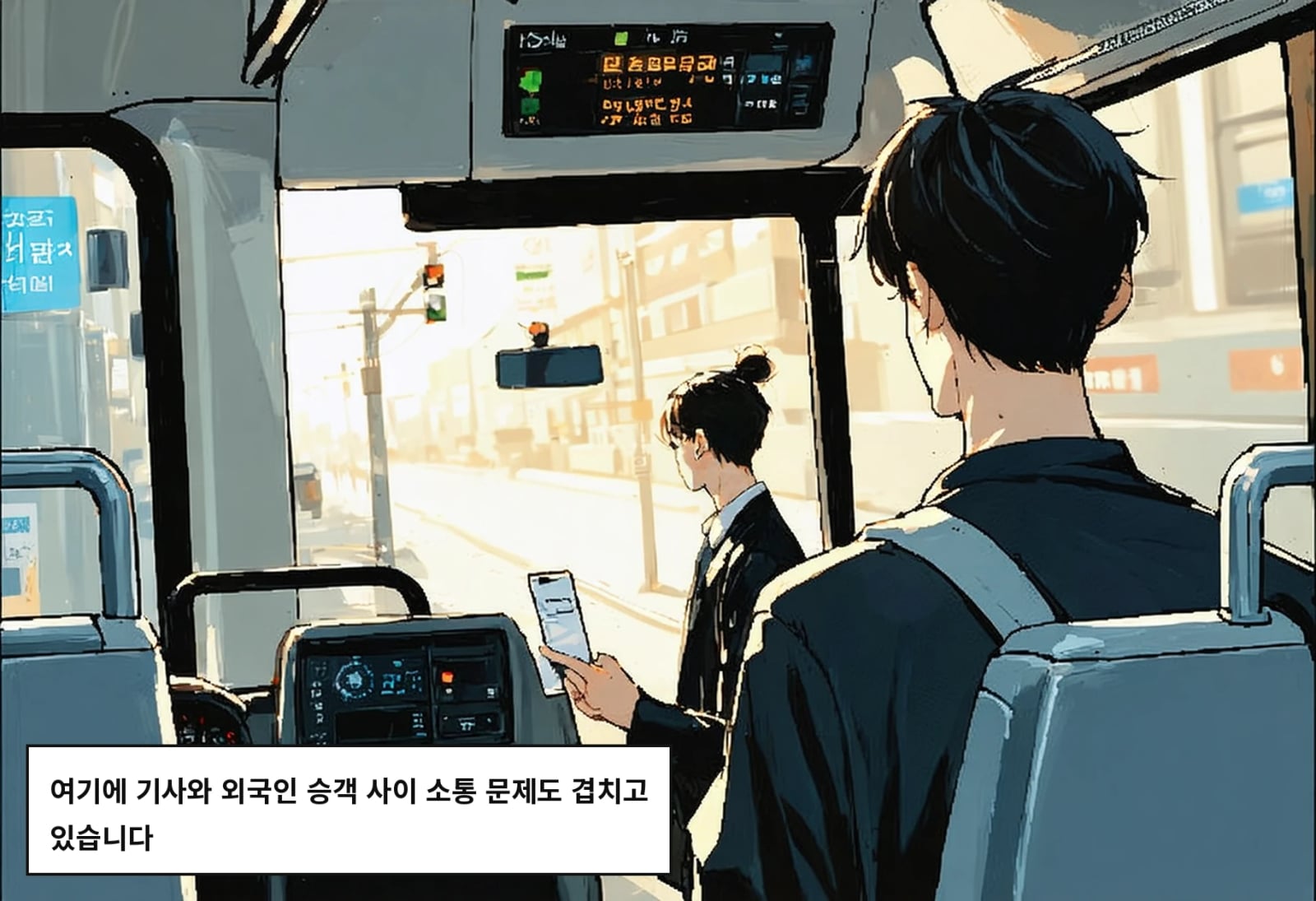 여기에 기사와 외국인 승객 사이 소통 문제도 겹치고 있습니다