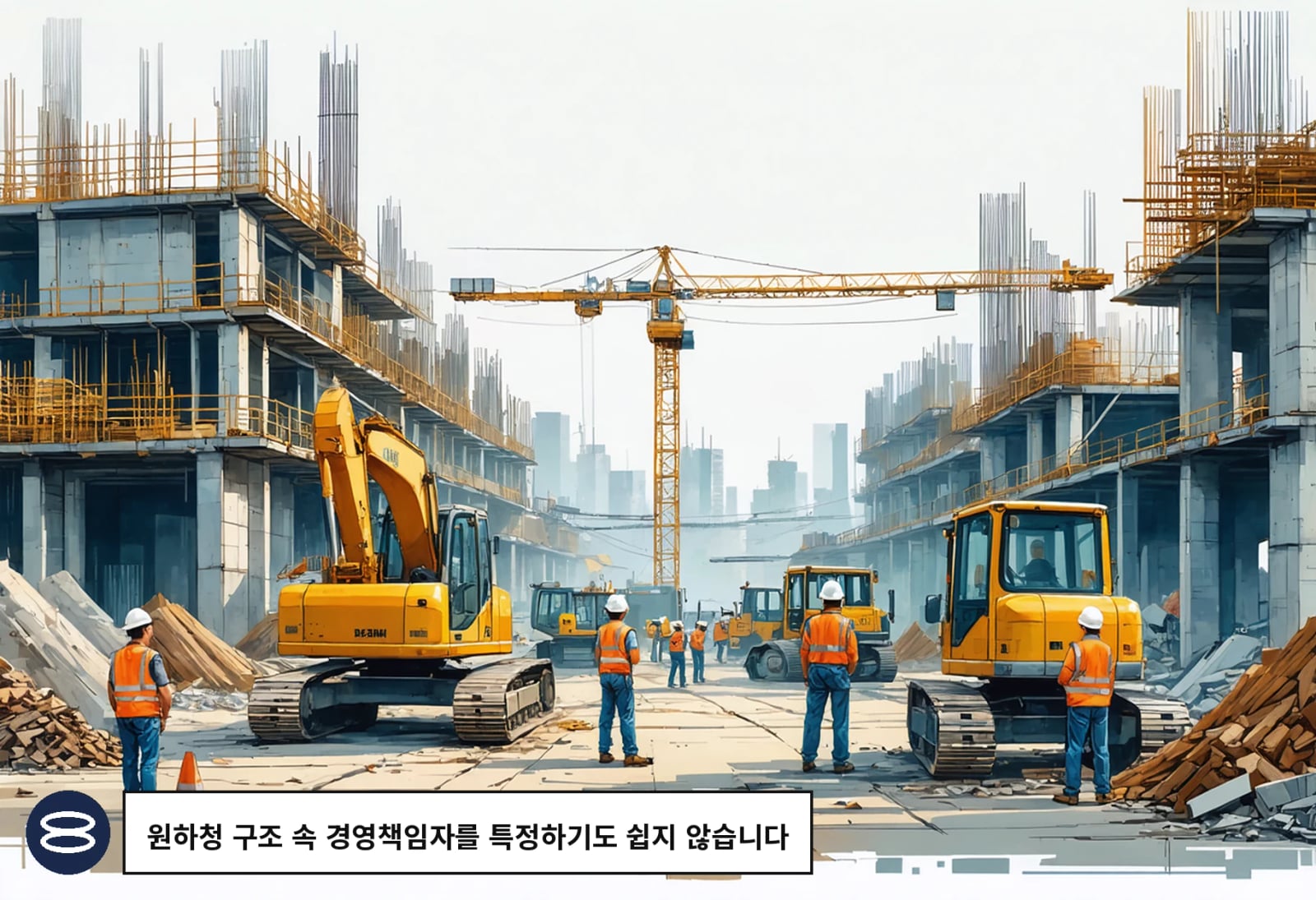 원하청 구조 속 경영책임자를 특정하기도 쉽지 않습니다