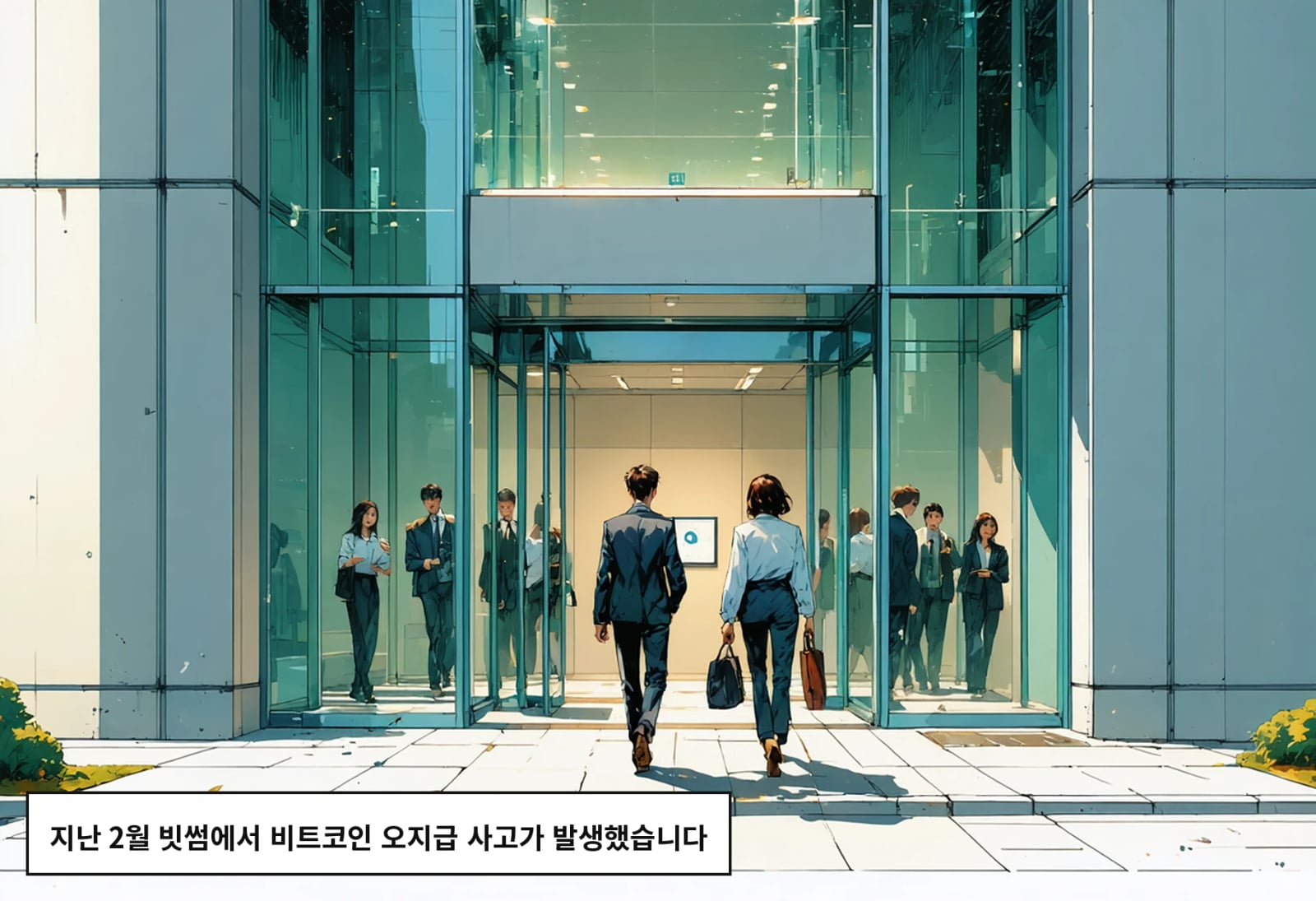 지난 2월 빗썸에서 비트코인 오지급 사고가 발생했습니다