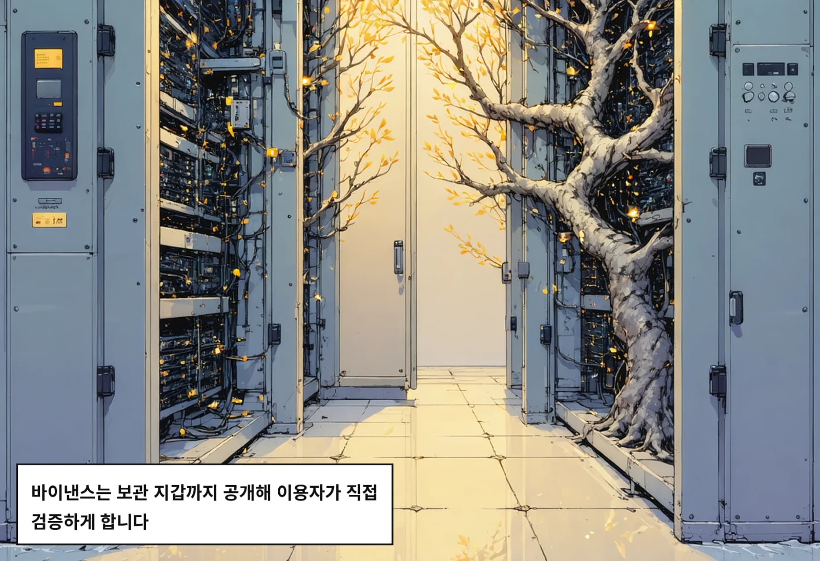바이낸스는 보관 지갑까지 공개해 이용자가 직접 검증하게 합니다
