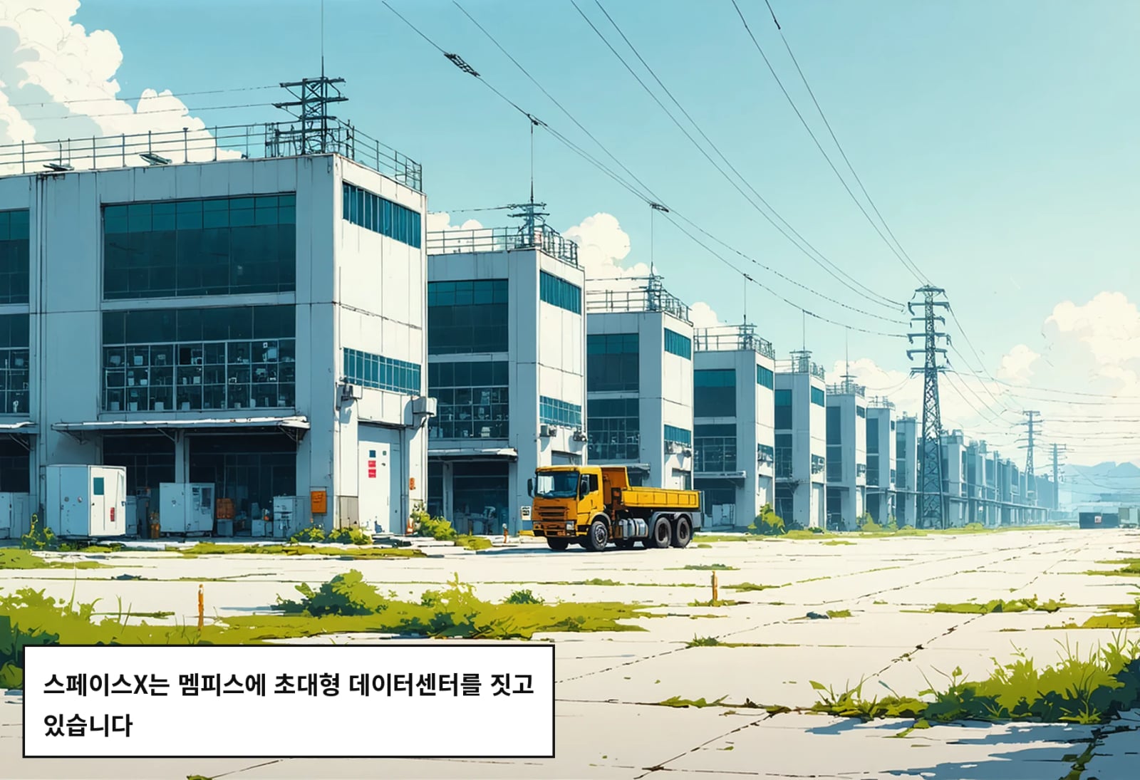 스페이스X는 멤피스에 초대형 데이터센터를 짓고 있습니다