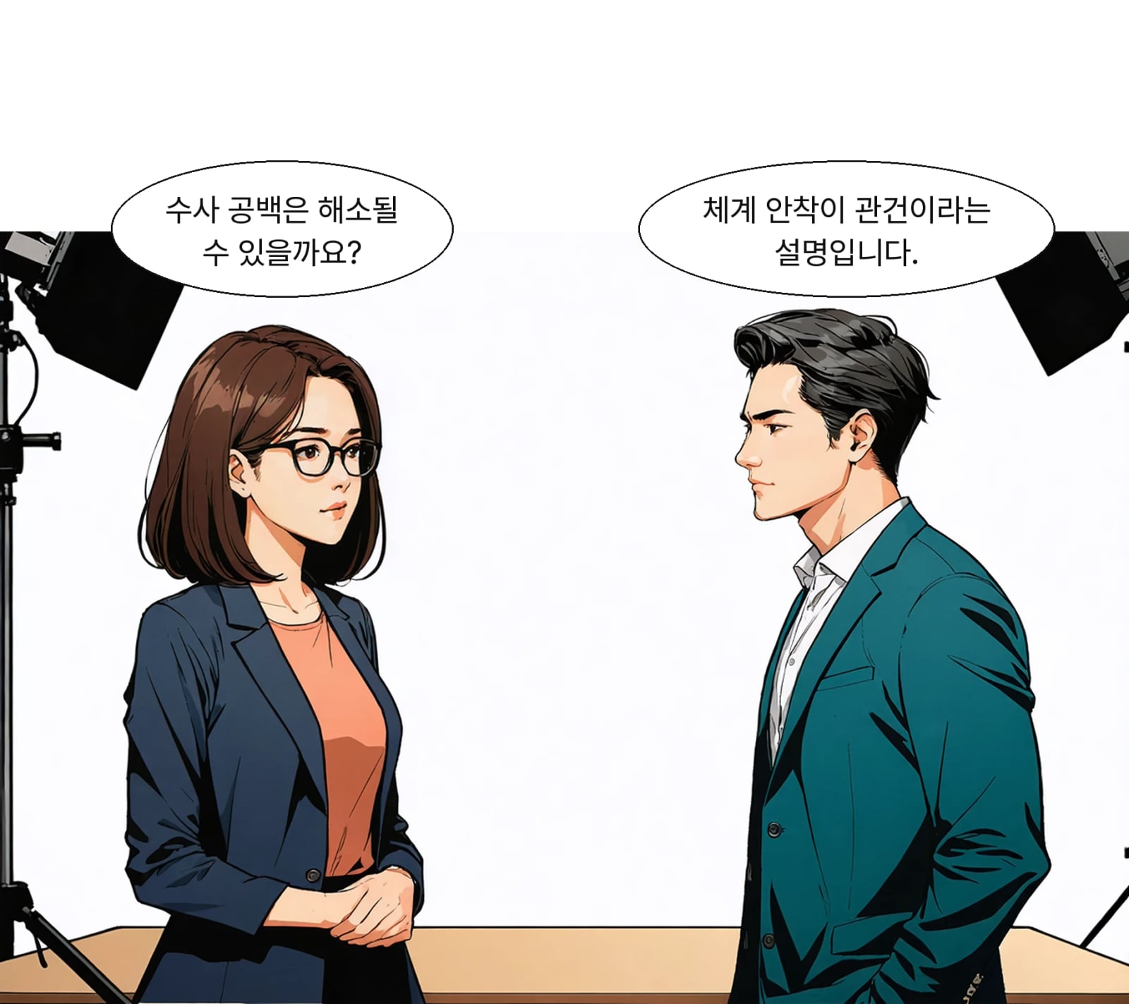중수청장은 현재 인력으로 가능하다며 빠른 안착이 필요하다고 말했습니다.