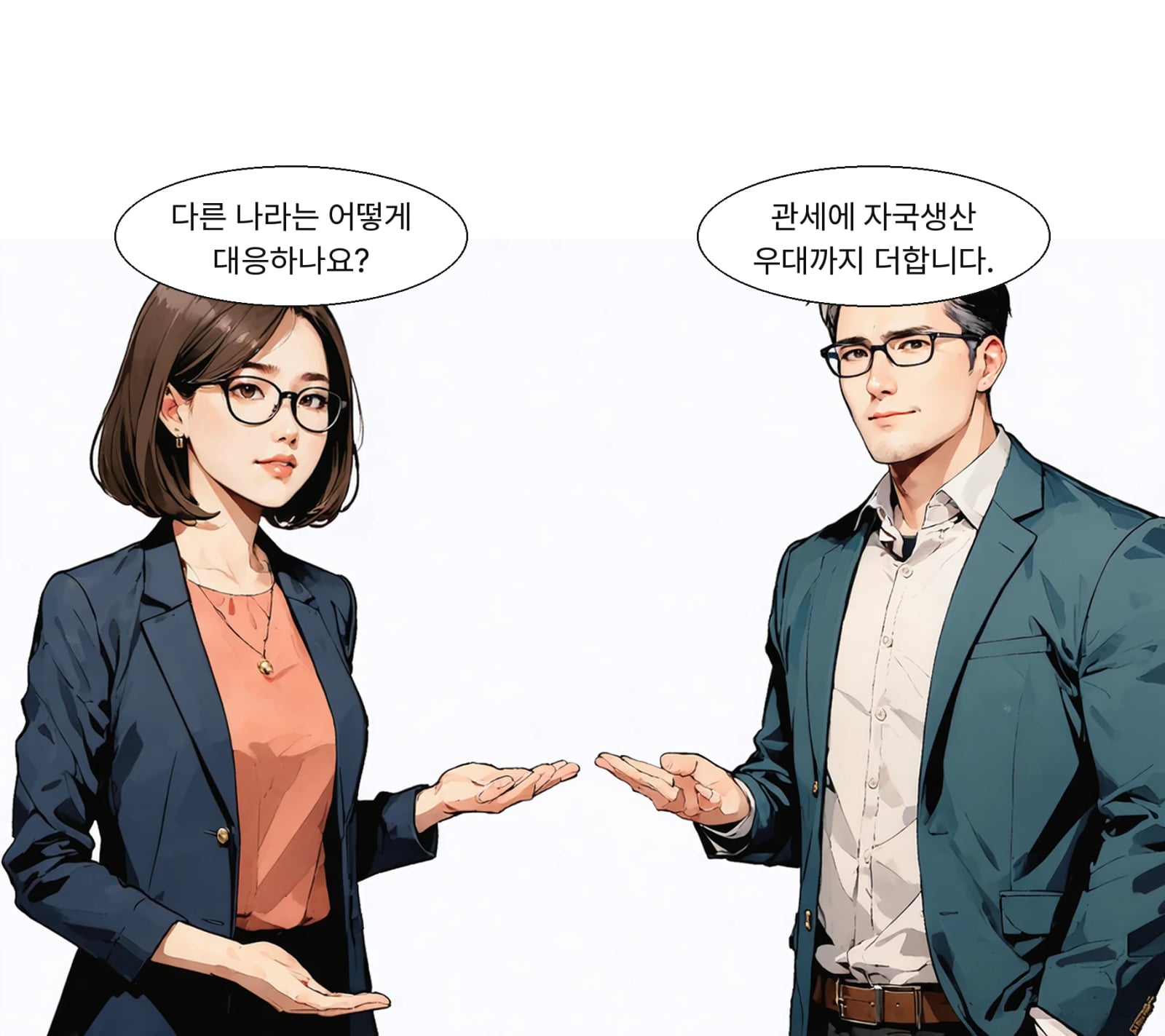 자동차 업계는 미국과 EU가 관세와 생산우대로 이중 방어한다고 지적합니다.