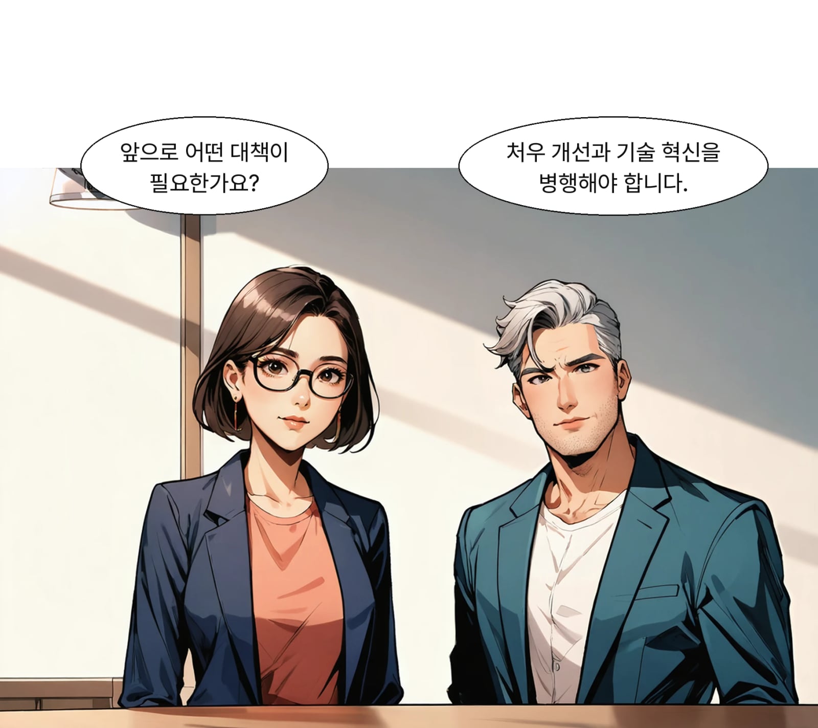 경력 개발과 처우 개선, 기술 도입을 함께 추진해야 한다고 제언했습니다.