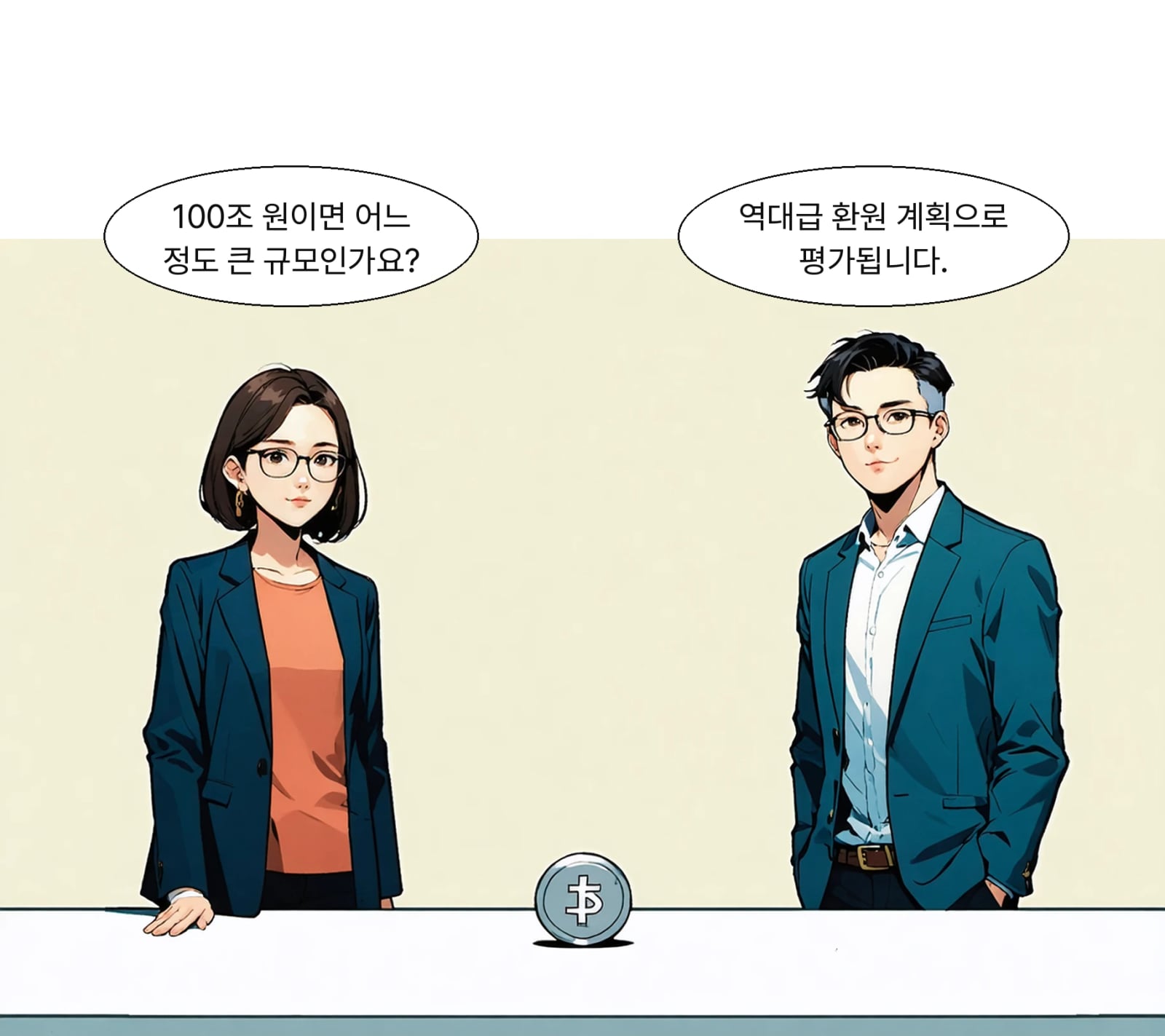 SK하이닉스가 올해 회계연도에 약 100조 원을 주주환원에 쓰기로 했습니다.