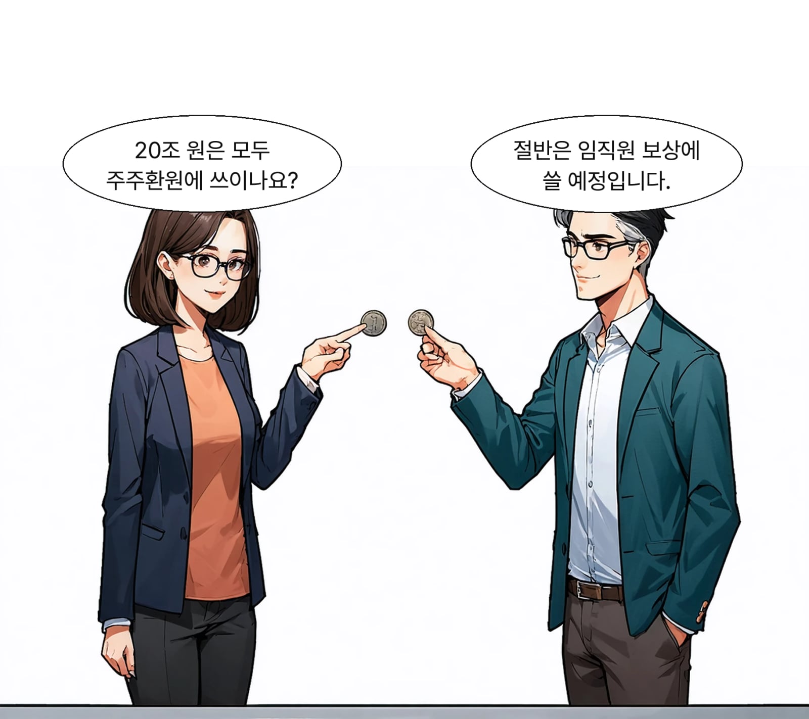 이사회는 28일 20조 원 규모 자기주식 취득을 결의했습니다.
