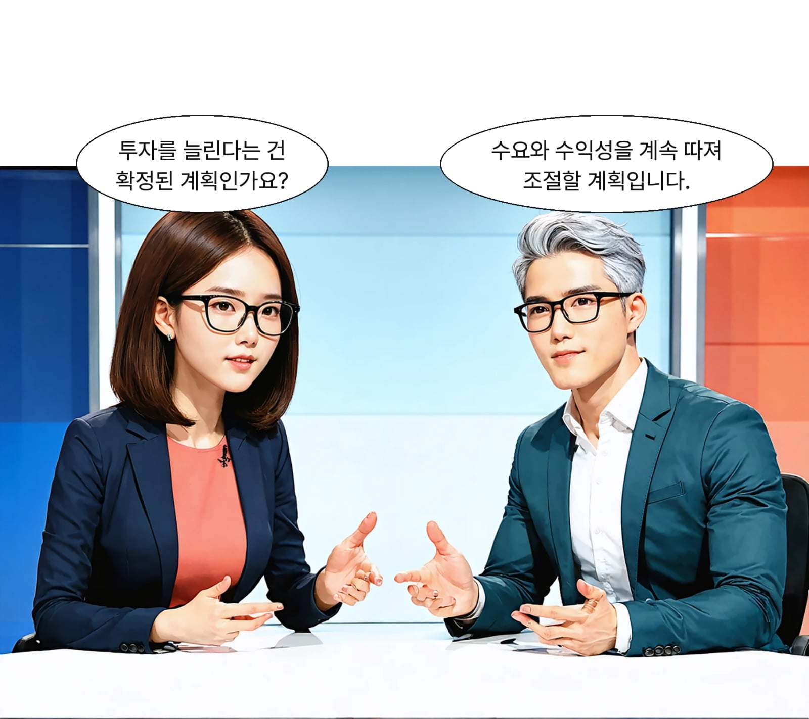 투자 규모와 시기는 수요와 수익성을 살펴 탄력적으로 조절할 계획입니다.